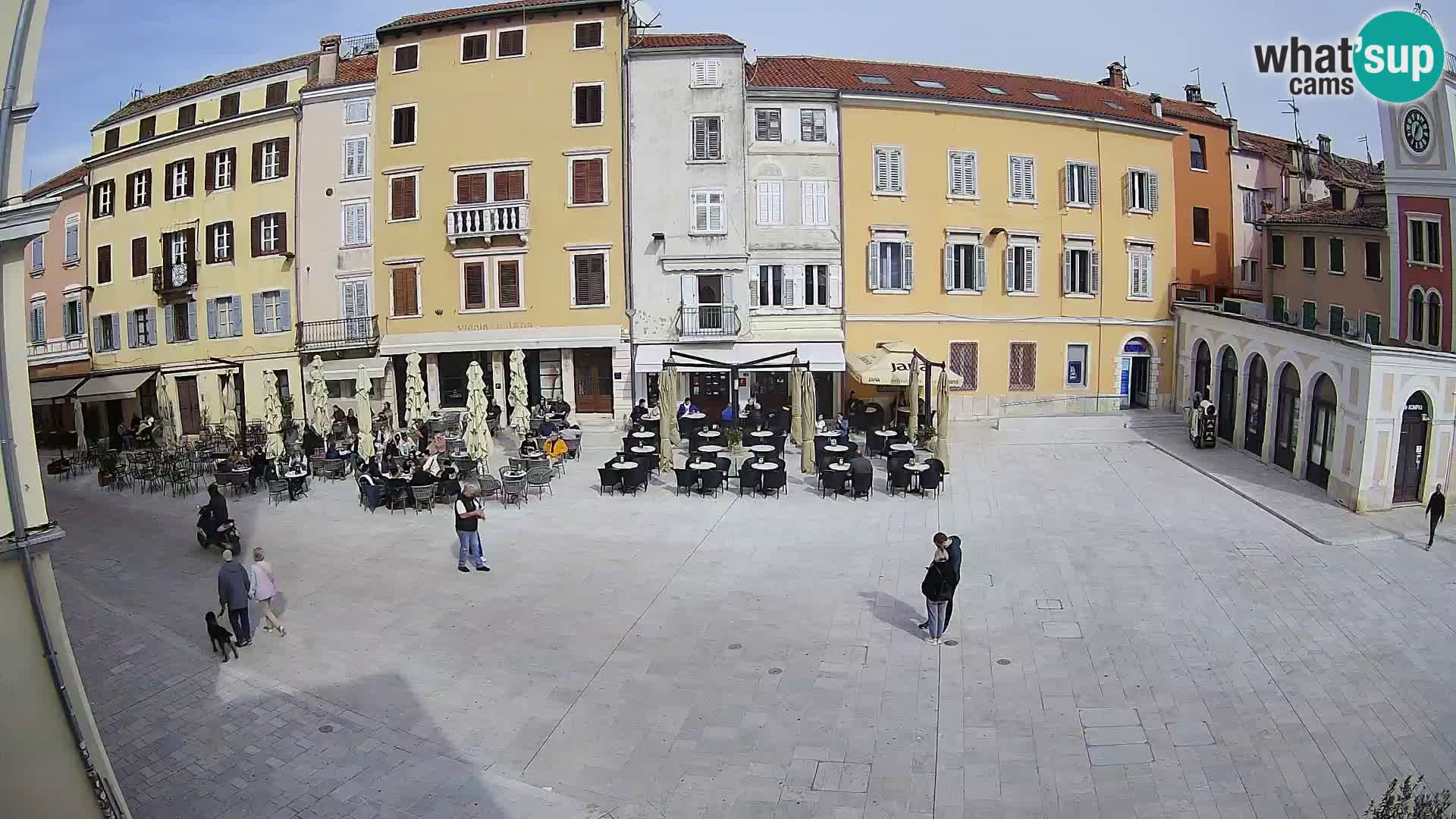 Webcam Rovinj Zentrum – Hauptplatz in Echtzeit