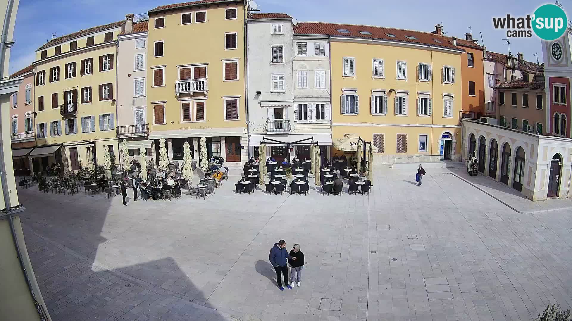 Webcam Rovinj Zentrum – Hauptplatz in Echtzeit