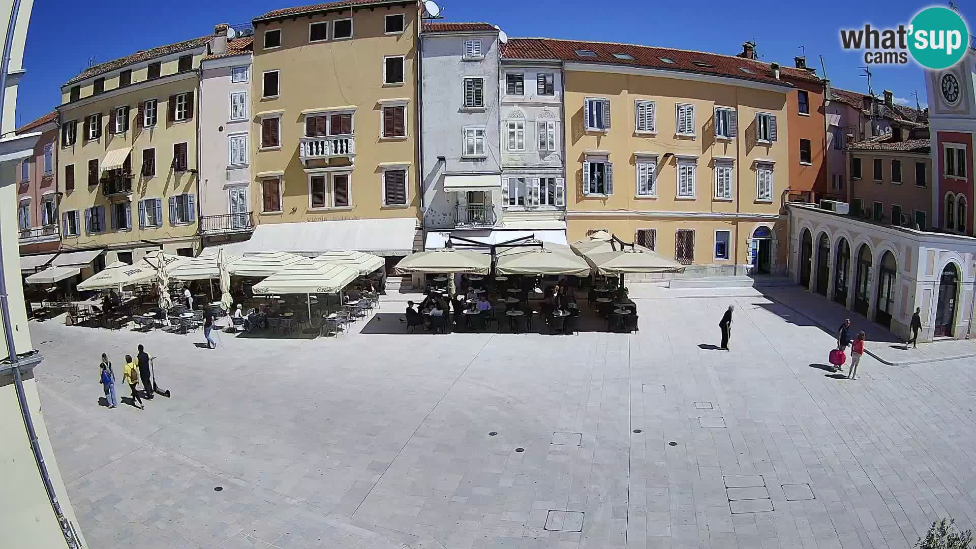 Webcam Rovinj Centar – glavni trg