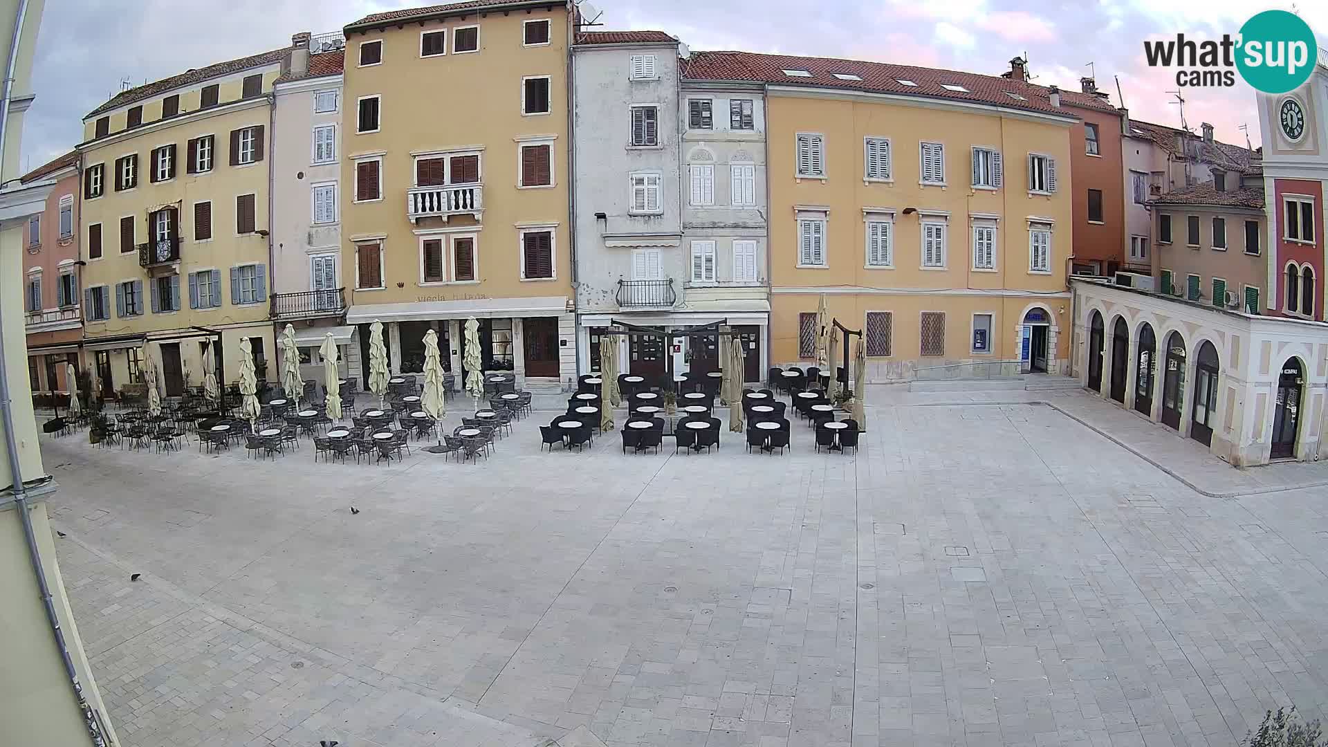 Webcam Rovinj Center – Plaza Principal