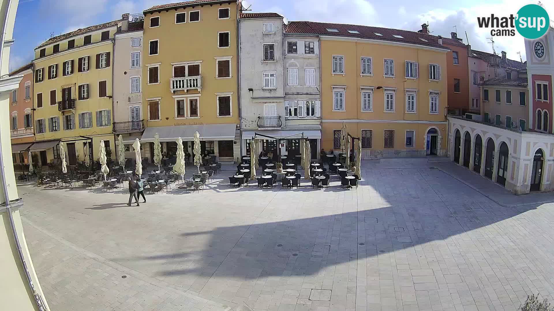 Webcam Rovinj Zentrum – Hauptplatz in Echtzeit