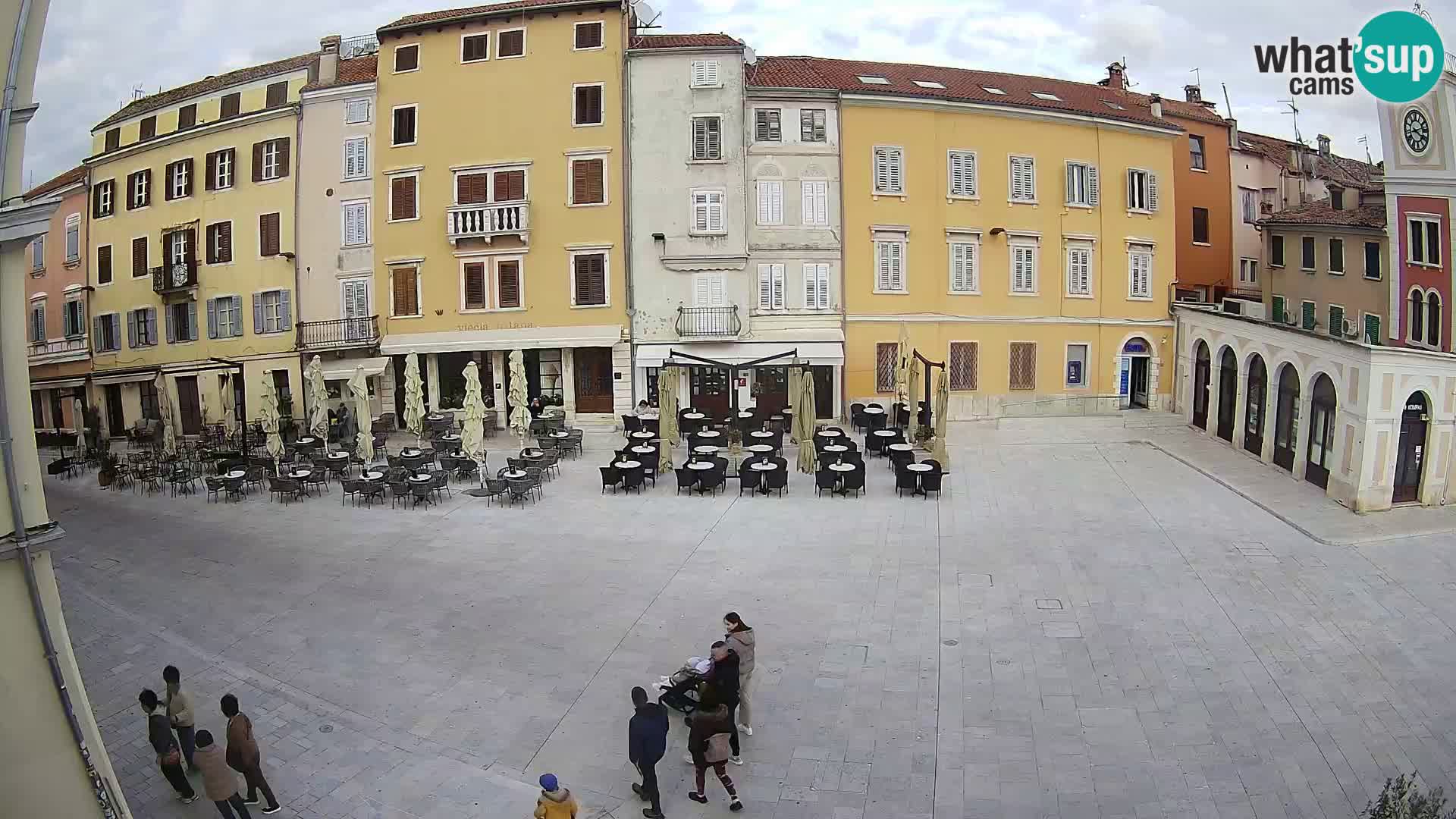 Webcam Rovinj Zentrum – Hauptplatz in Echtzeit