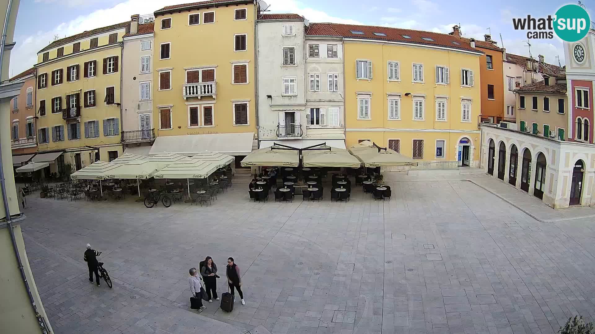 Webcam Rovinj Zentrum – Hauptplatz in Echtzeit