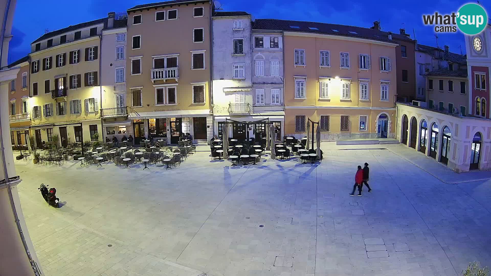 Webcam Rovinj Zentrum – Hauptplatz in Echtzeit