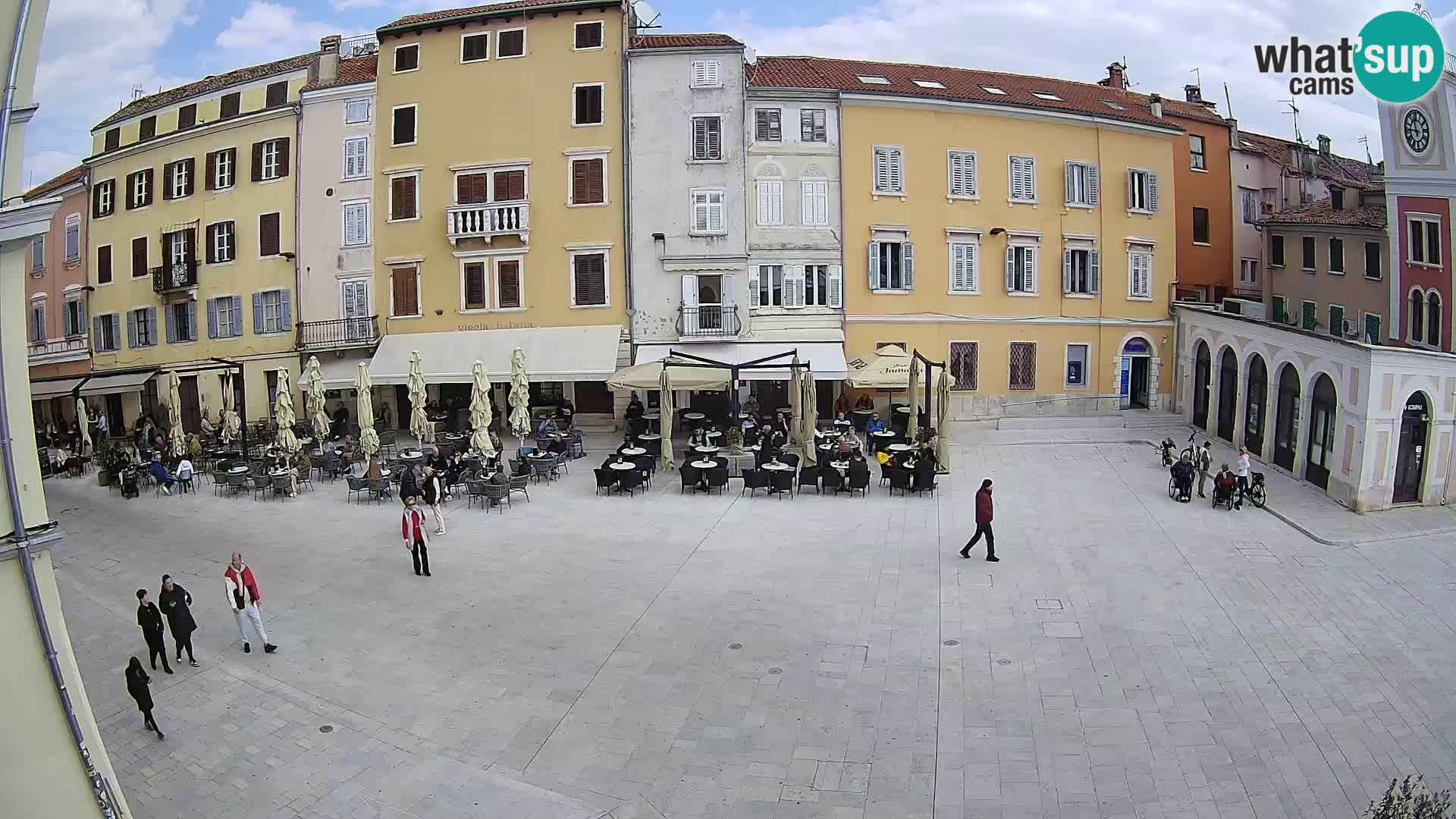 Webcam Rovinj Zentrum – Hauptplatz in Echtzeit