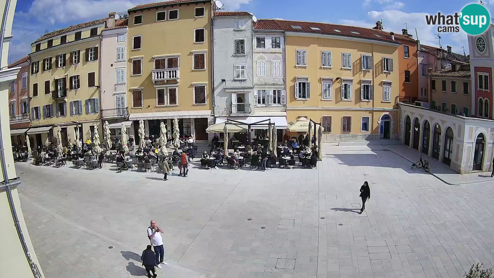 Webcam Rovinj Zentrum – Hauptplatz in Echtzeit