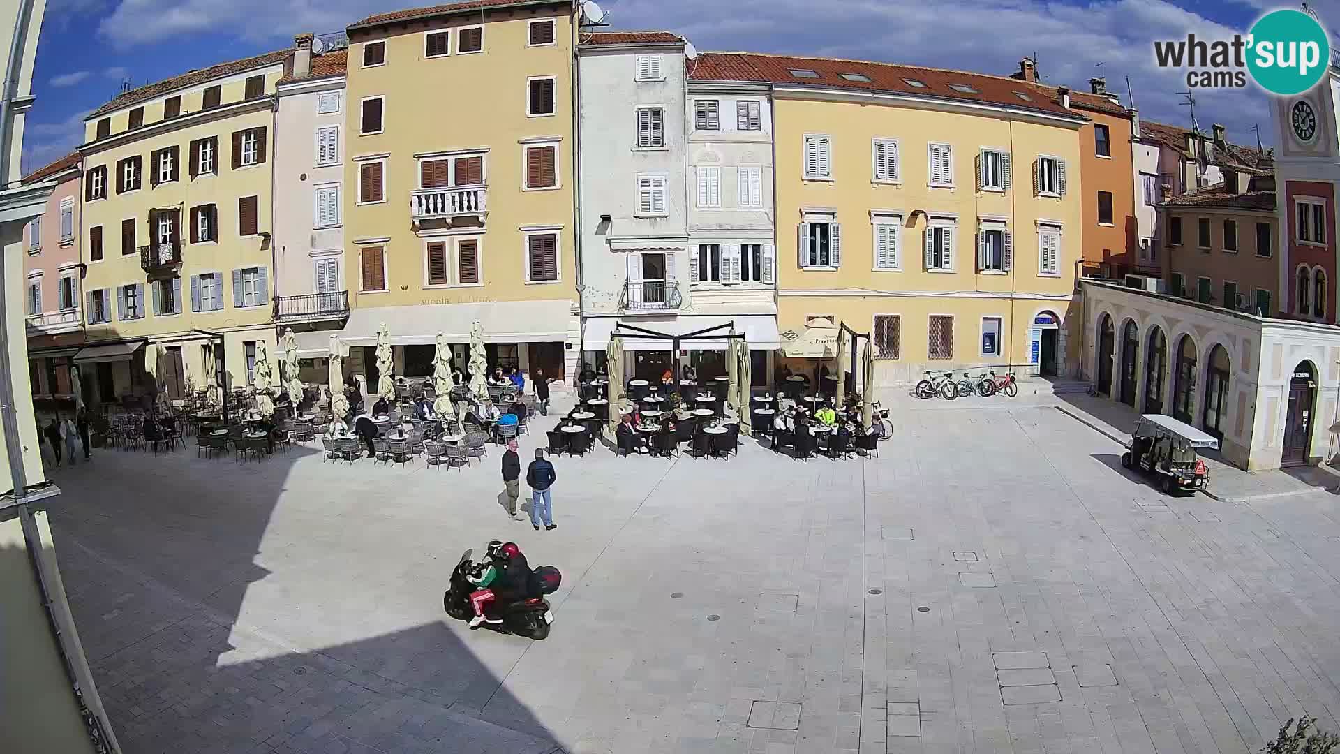 Webcam Rovinj Zentrum – Hauptplatz in Echtzeit