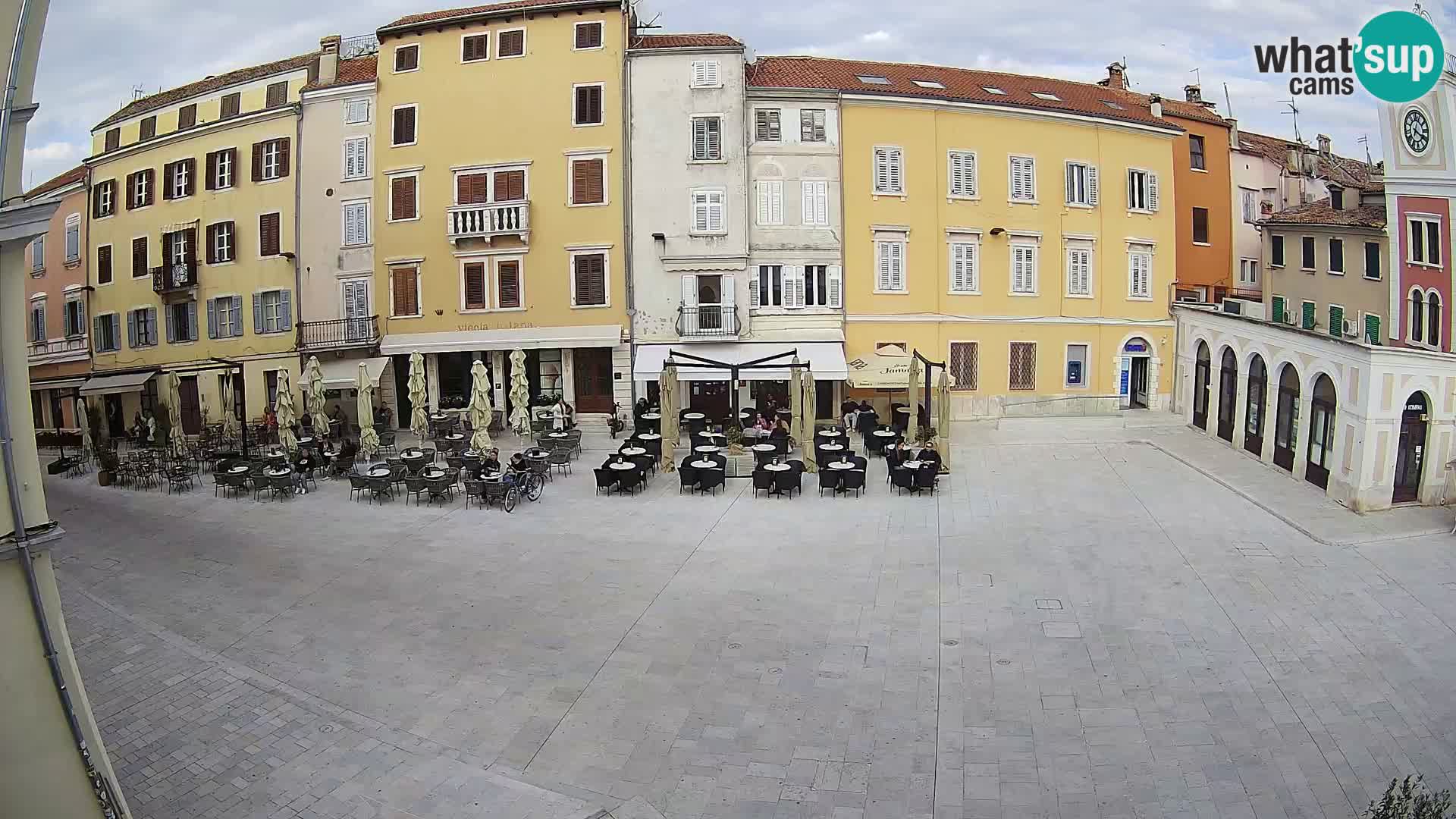 Webcam Rovinj Zentrum – Hauptplatz in Echtzeit