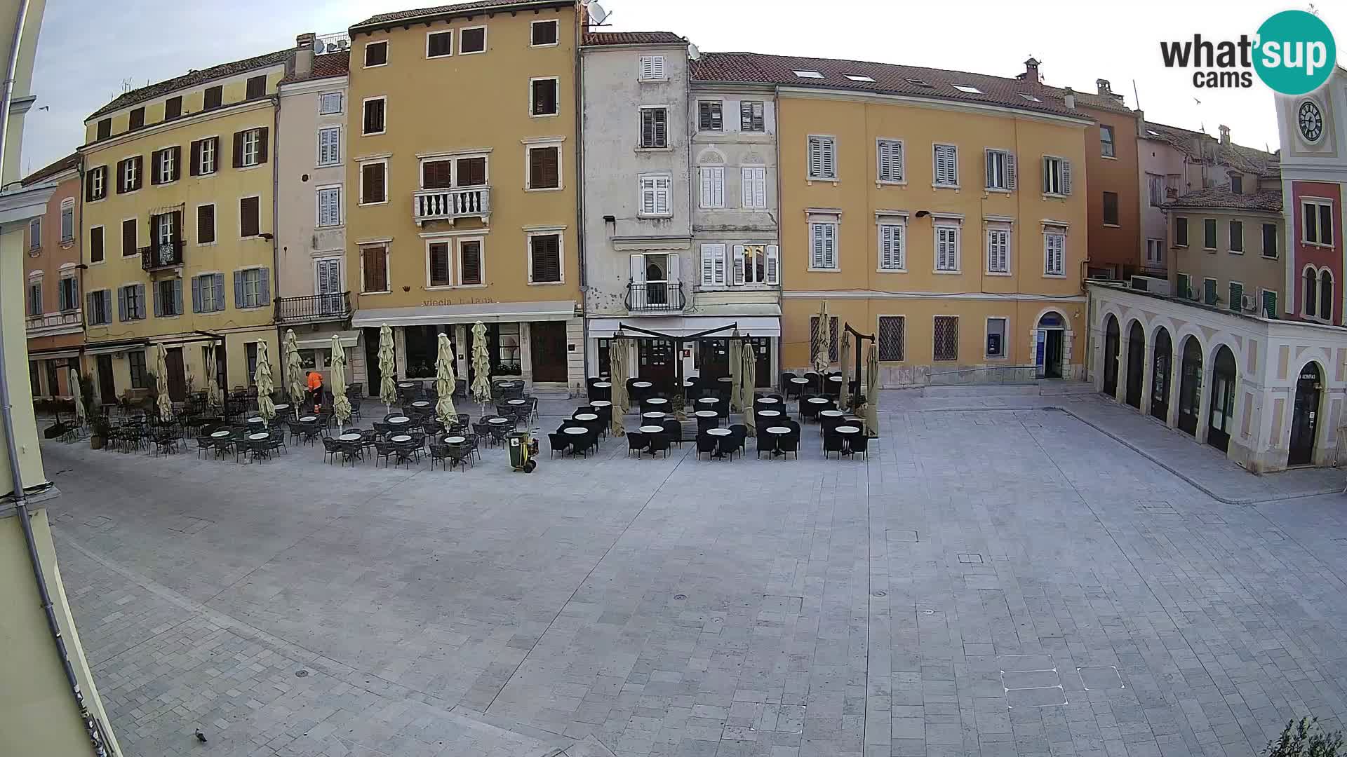Webcam Rovinj Zentrum – Hauptplatz in Echtzeit