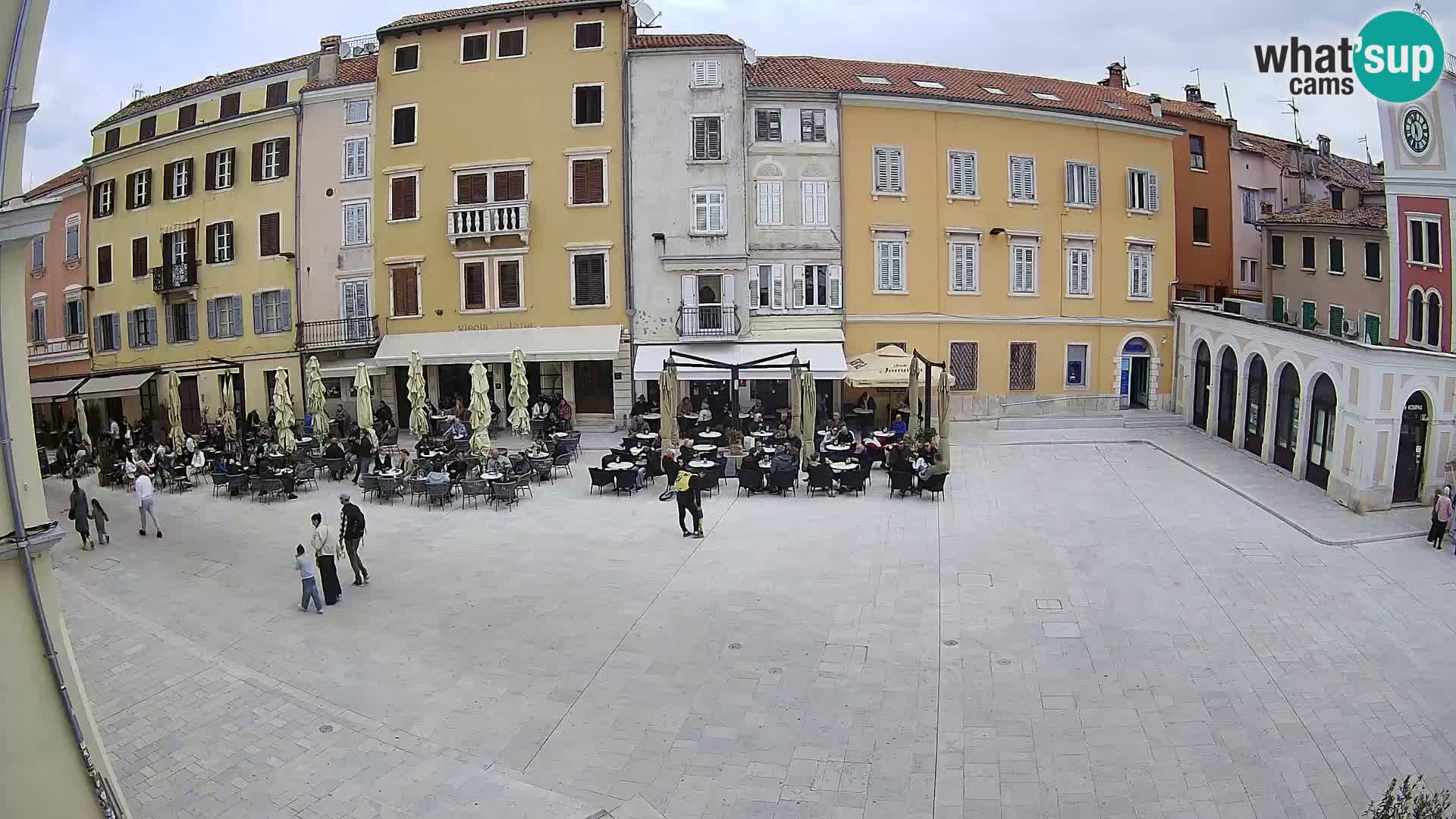 Webcam Rovinj Center – Plaza Principal