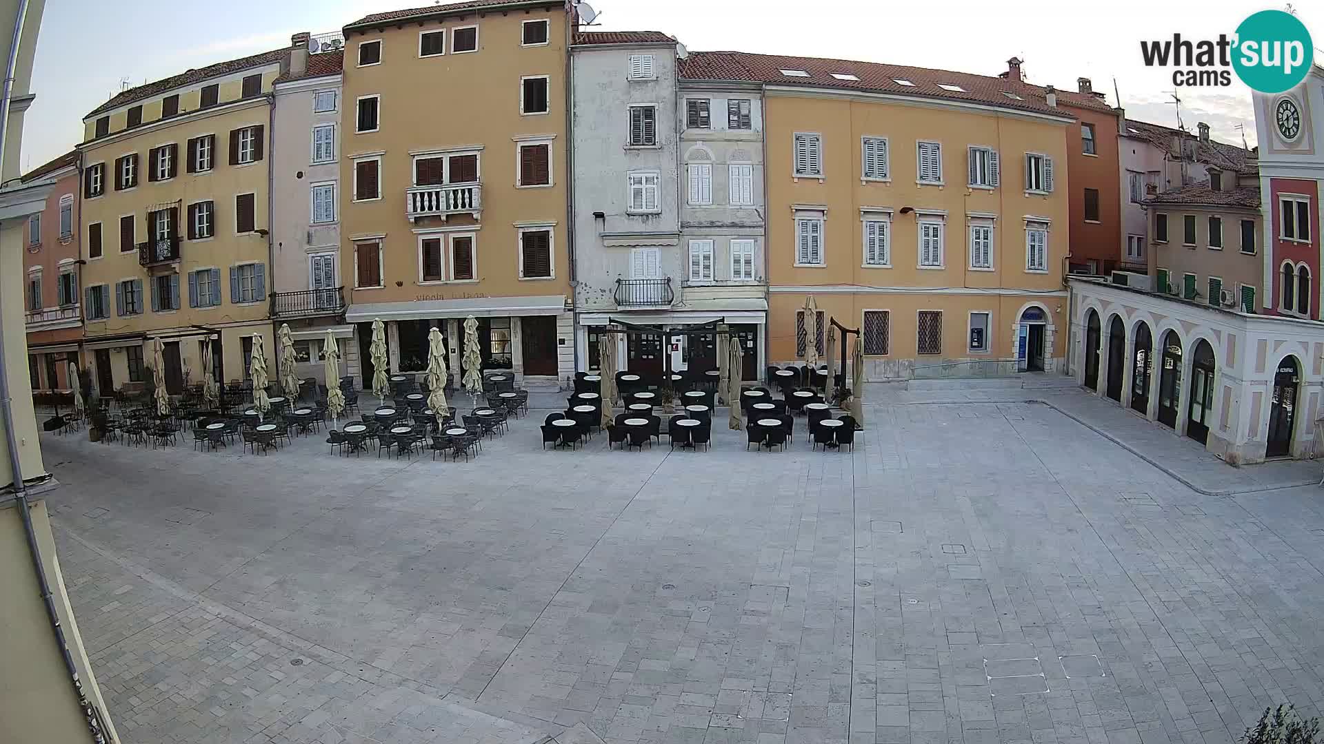 Webcam Rovinj Zentrum – Hauptplatz in Echtzeit