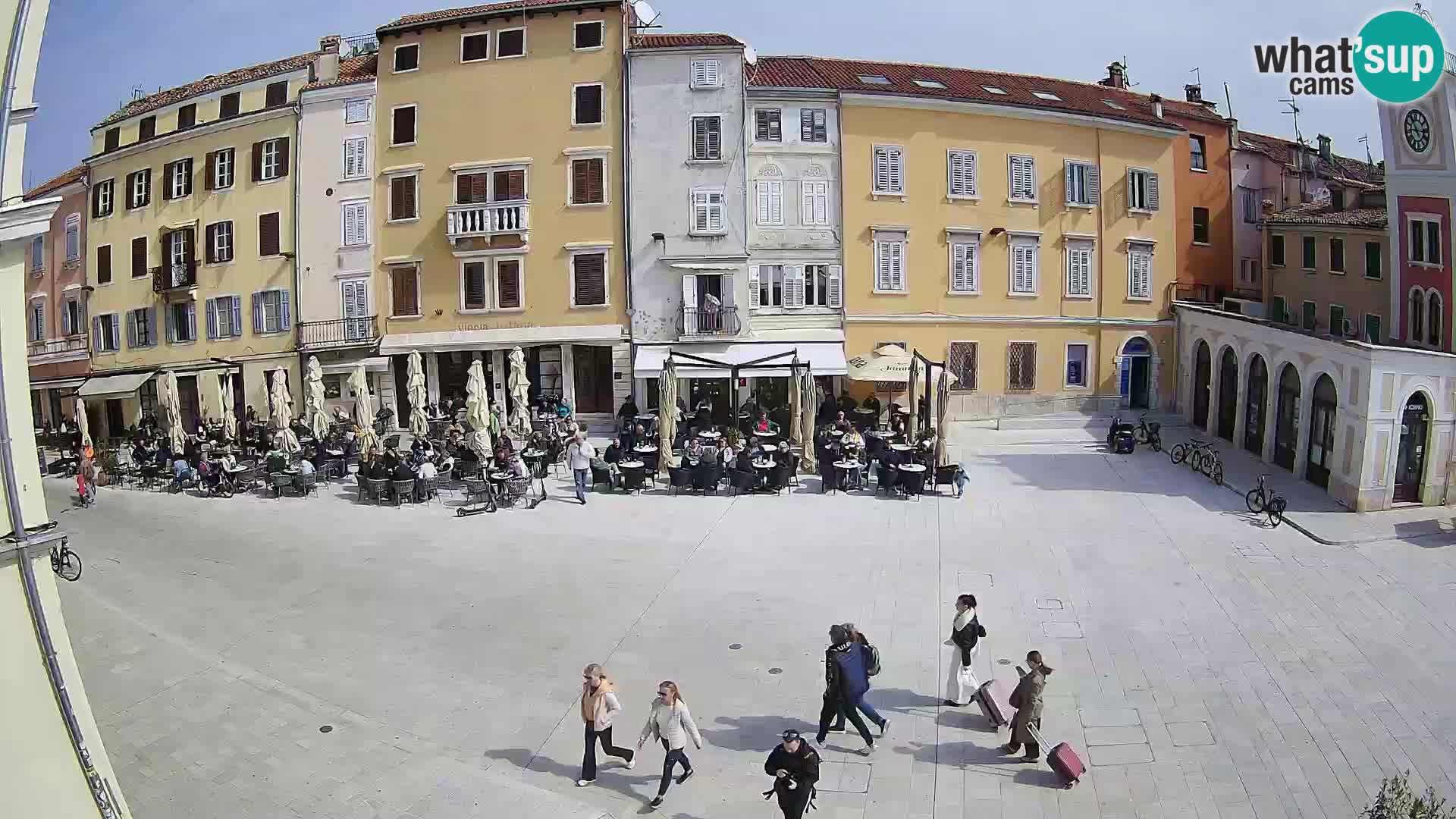 Webcam Rovinj Center – Plaza Principal