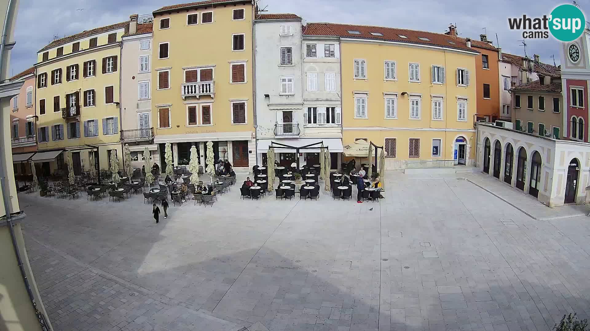 Webcam Rovinj Zentrum – Hauptplatz in Echtzeit