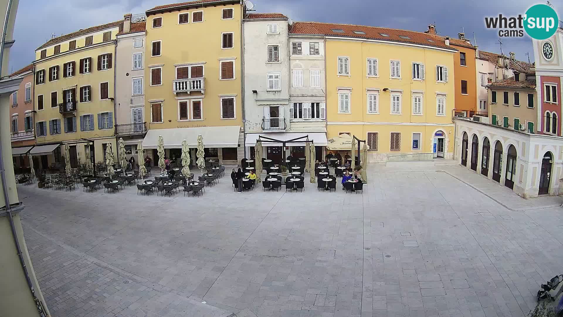 Webcam Rovinj Zentrum – Hauptplatz in Echtzeit