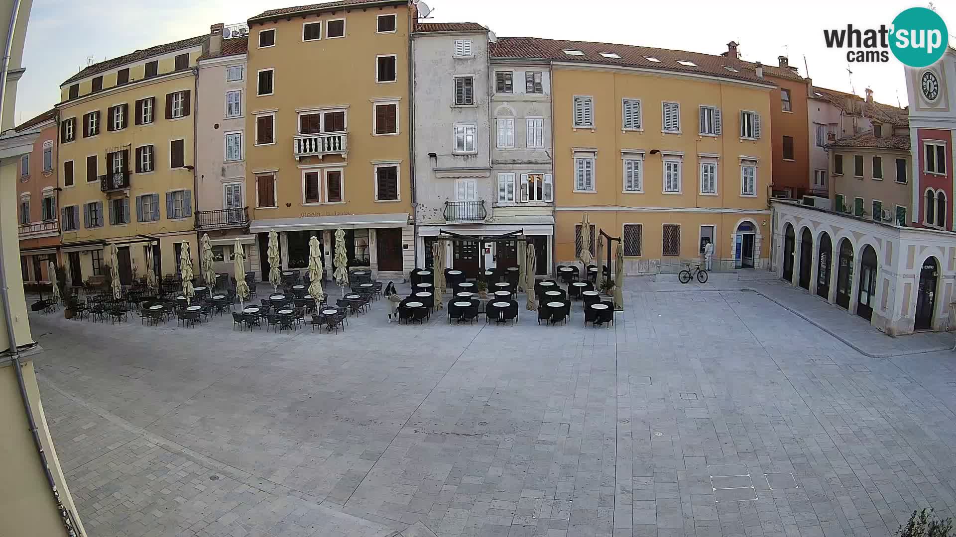 Webcam Rovinj Zentrum – Hauptplatz in Echtzeit