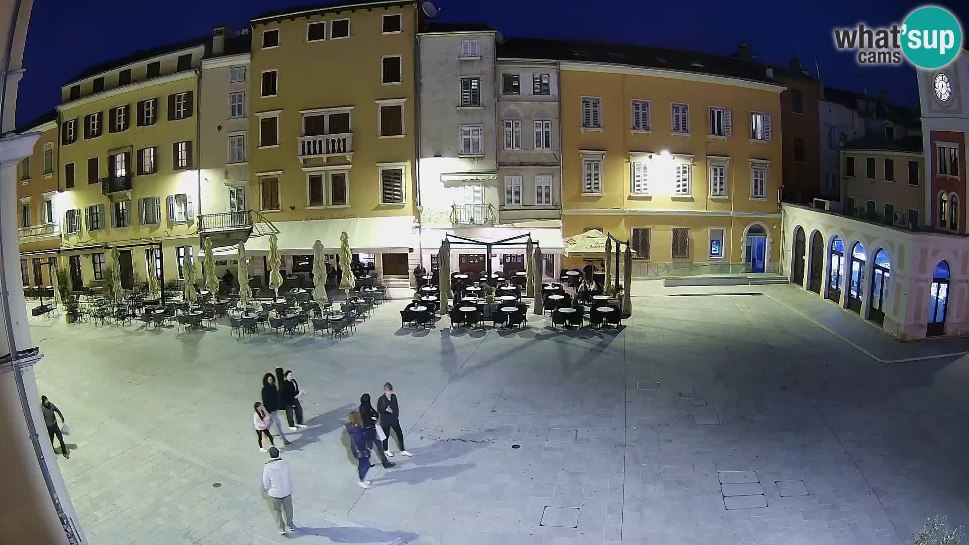 Webcam Rovinj Zentrum – Hauptplatz in Echtzeit