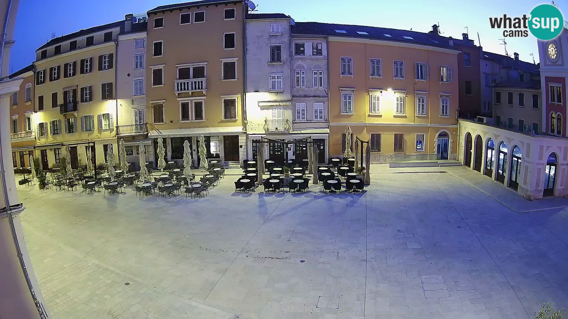 Webcam Rovinj Center – Plaza Principal