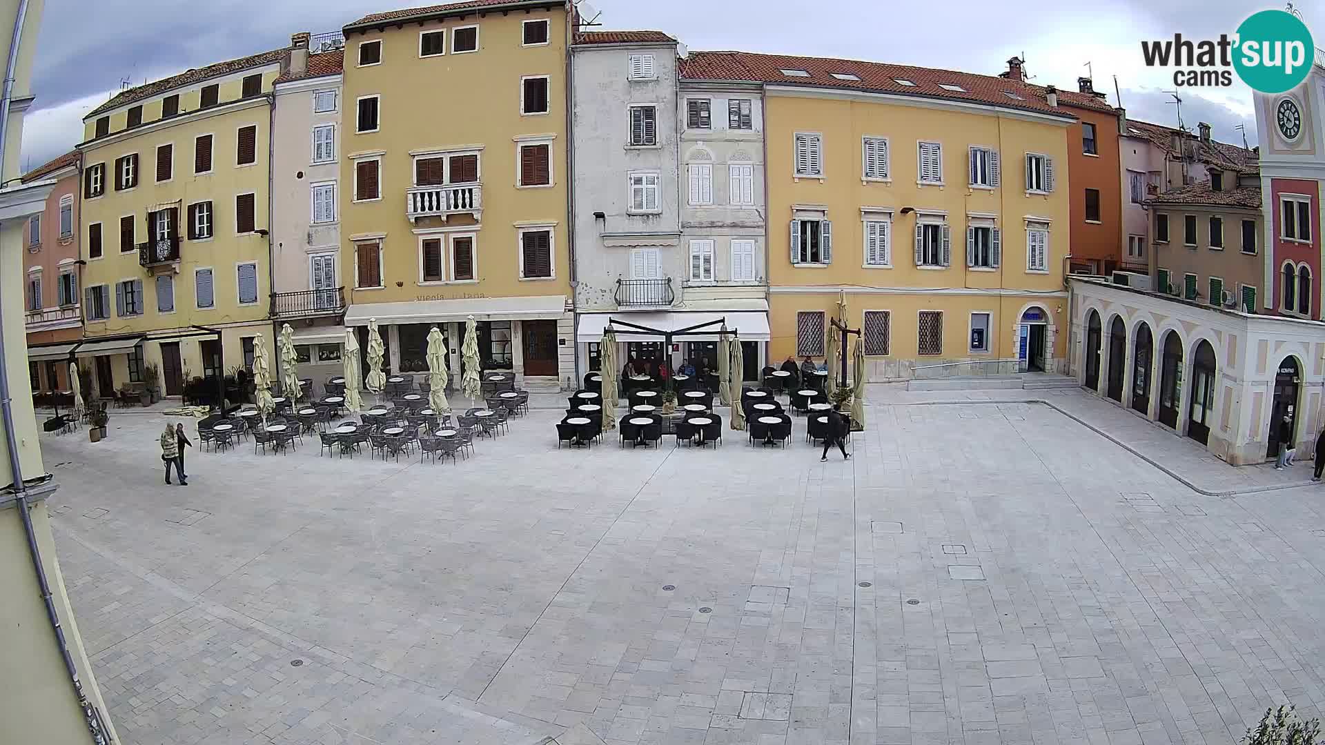 Webcam Rovinj Zentrum – Hauptplatz in Echtzeit
