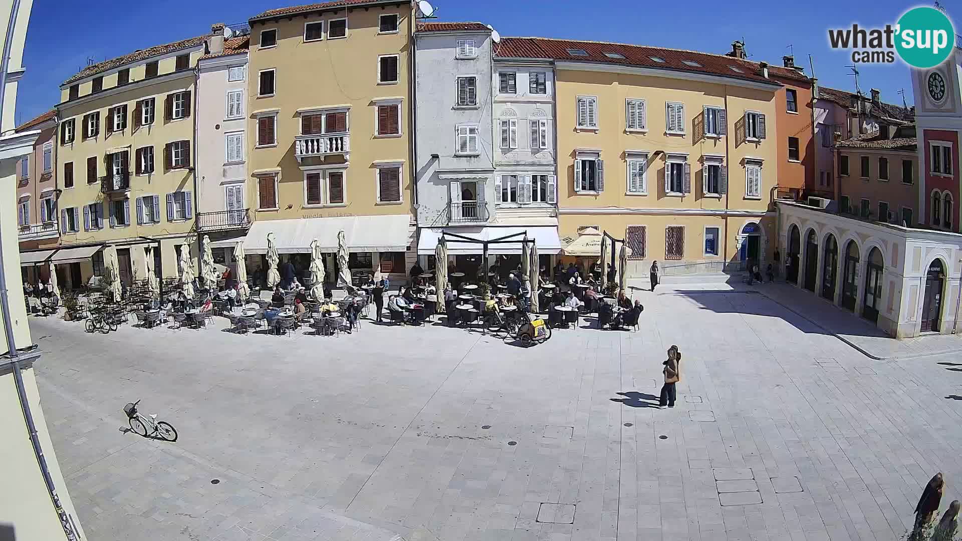 Webcam Rovinj Zentrum – Hauptplatz in Echtzeit