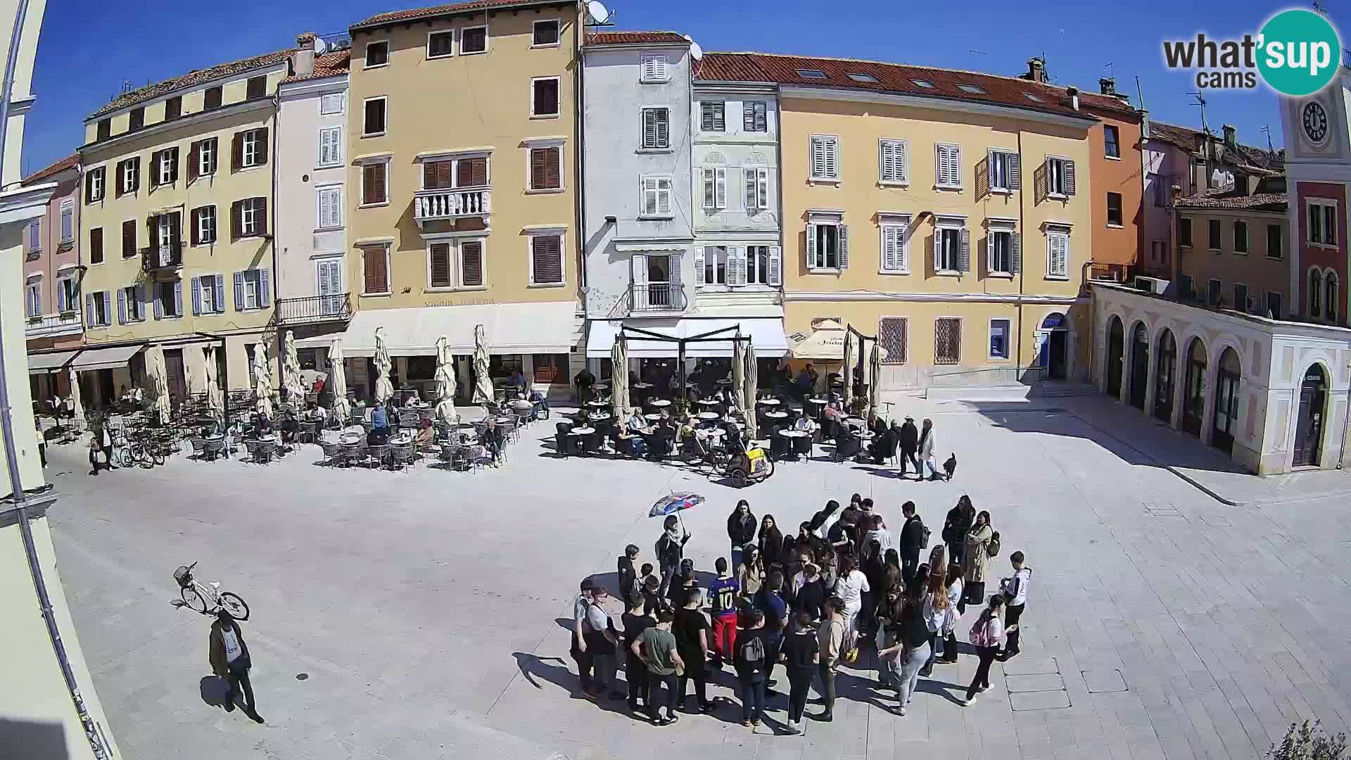 Webcam Rovinj Center – Plaza Principal