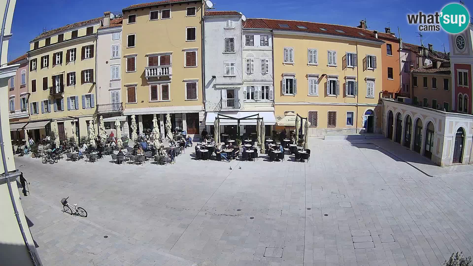 Webcam Rovinj Center – Plaza Principal