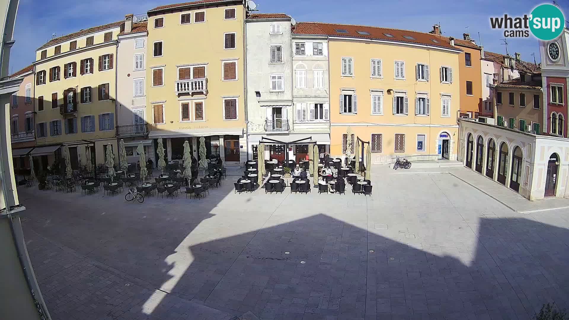 Webcam Rovinj Zentrum – Hauptplatz in Echtzeit