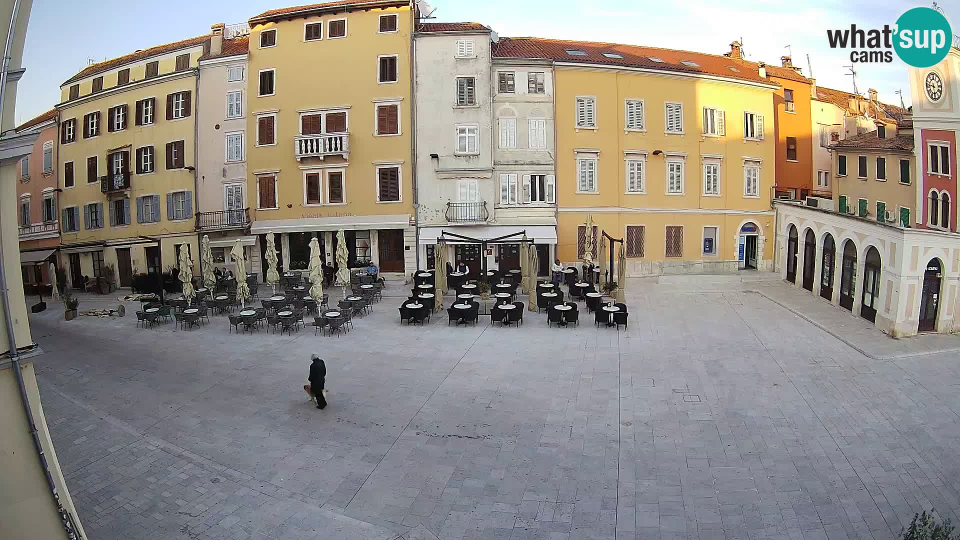 Webcam Rovinj Zentrum – Hauptplatz in Echtzeit