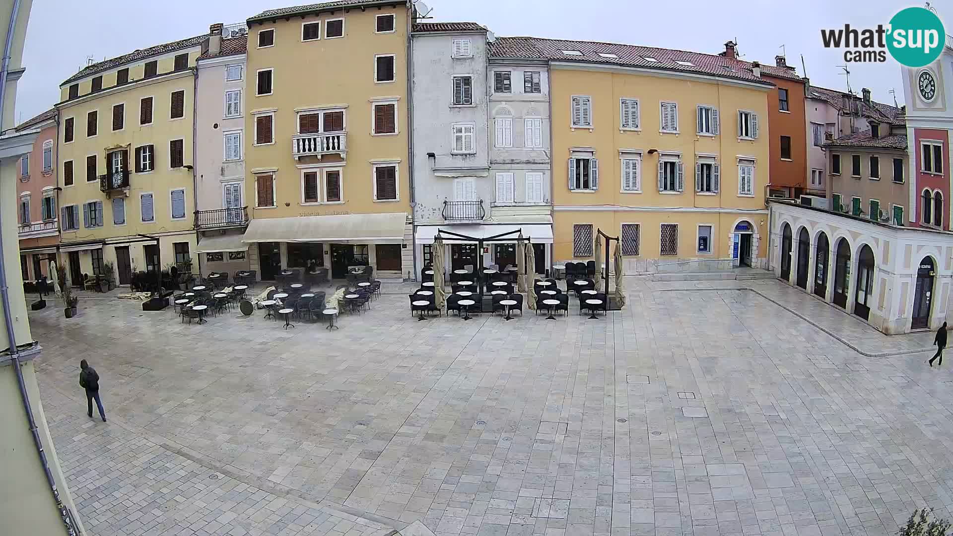 Webcam Rovinj Zentrum – Hauptplatz in Echtzeit