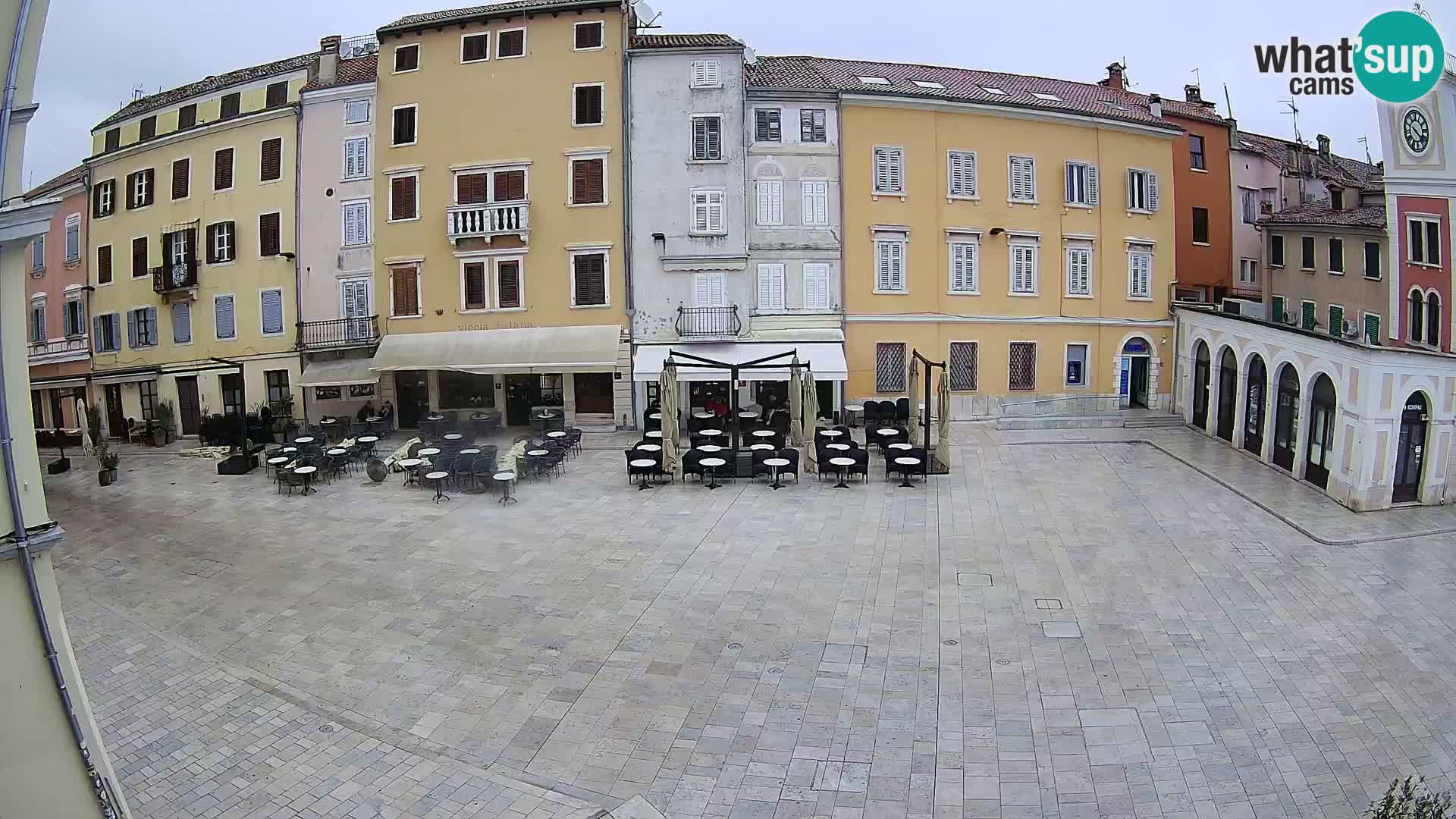 Webcam Rovinj Zentrum – Hauptplatz in Echtzeit