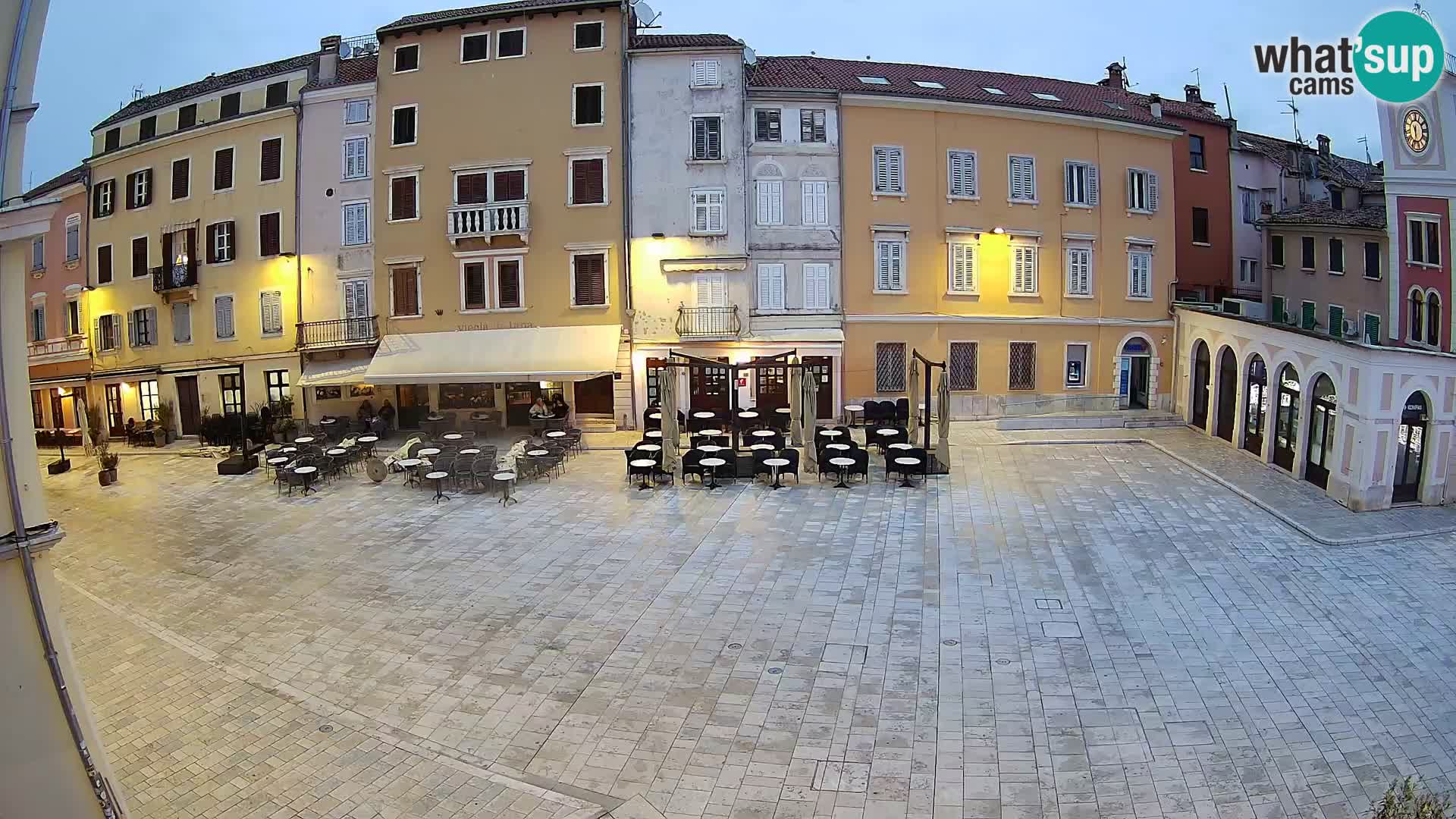 Webcam Rovinj Zentrum – Hauptplatz in Echtzeit