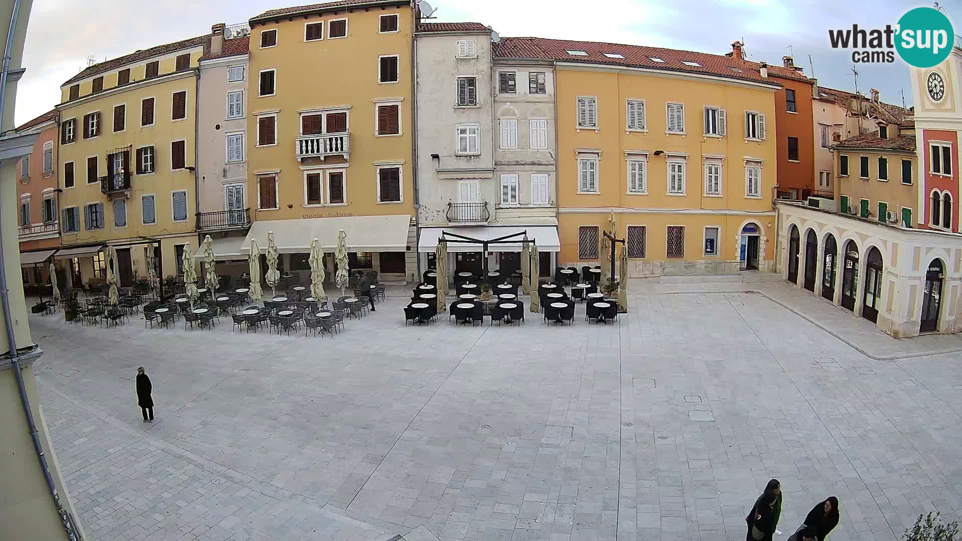 Webcam Rovinj Zentrum – Hauptplatz in Echtzeit