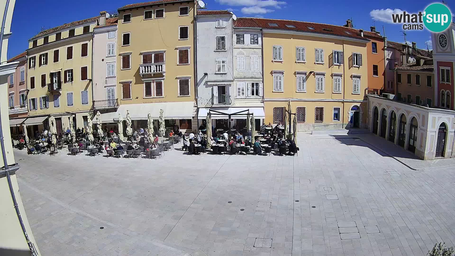 Webcam Rovinj Zentrum – Hauptplatz in Echtzeit
