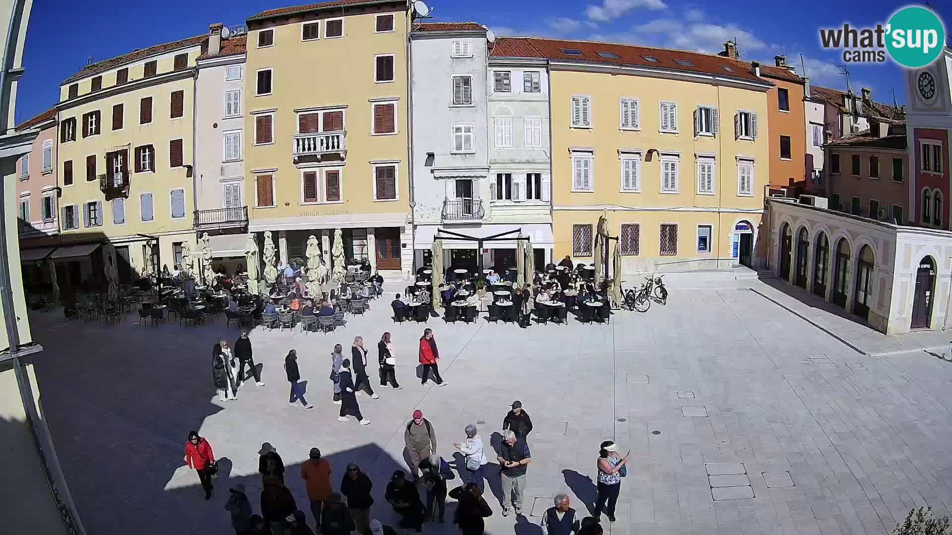 Webcam Rovinj Zentrum – Hauptplatz in Echtzeit