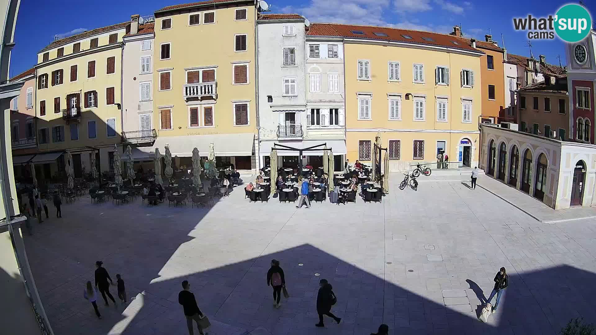 Webcam Rovinj Zentrum – Hauptplatz in Echtzeit