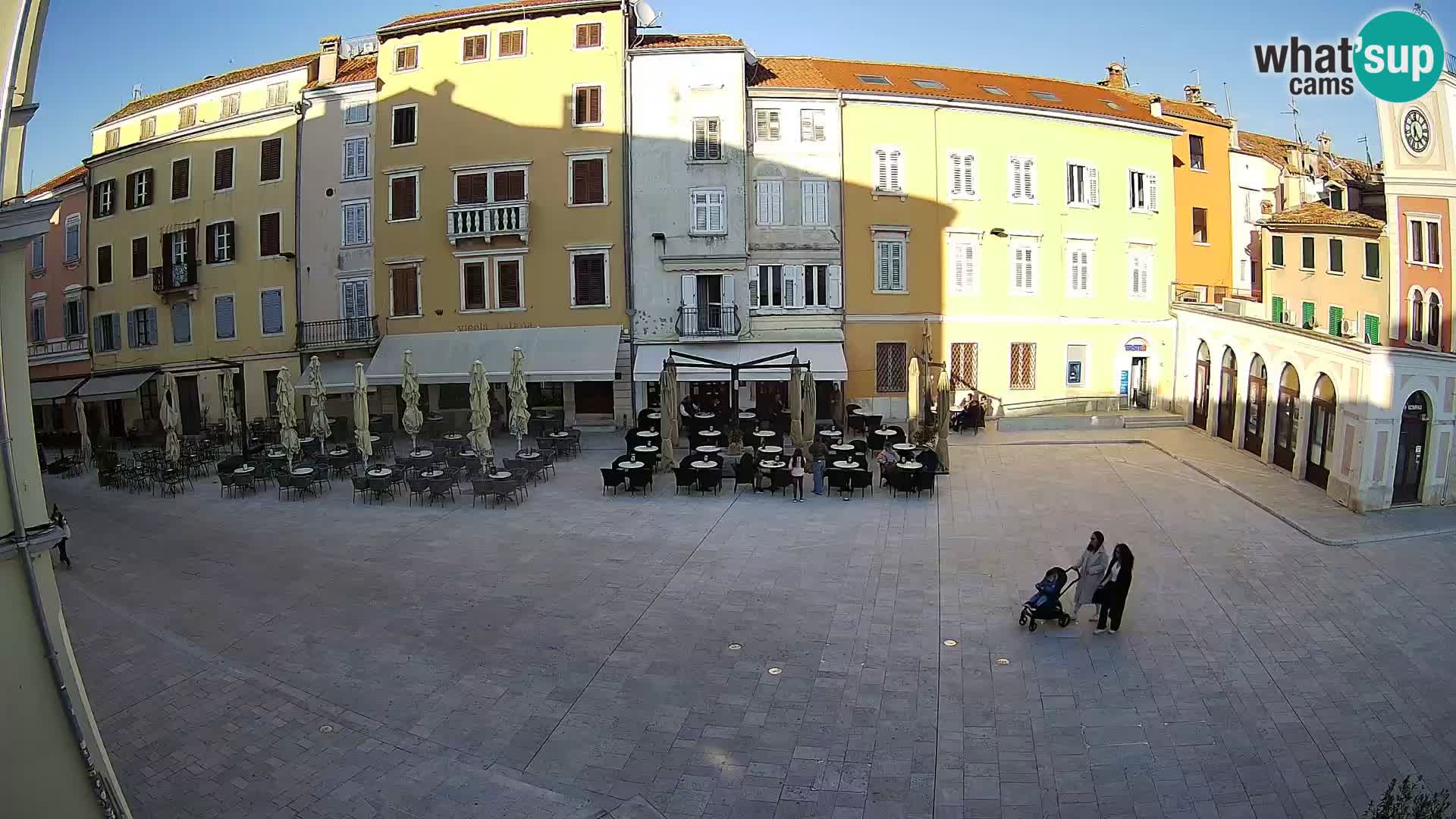 Webcam Rovinj Zentrum – Hauptplatz in Echtzeit