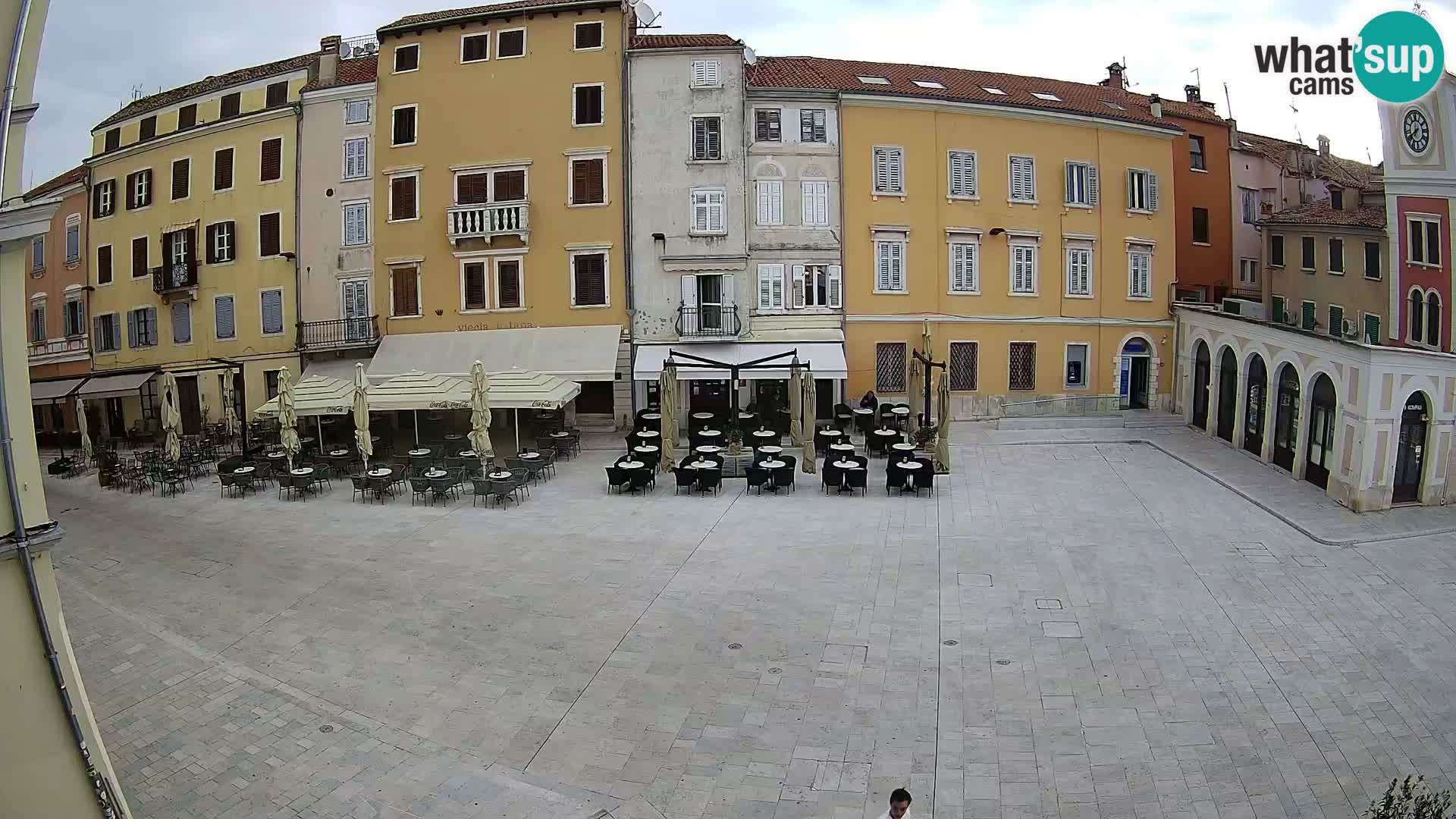 Webcam Rovinj Zentrum – Hauptplatz in Echtzeit