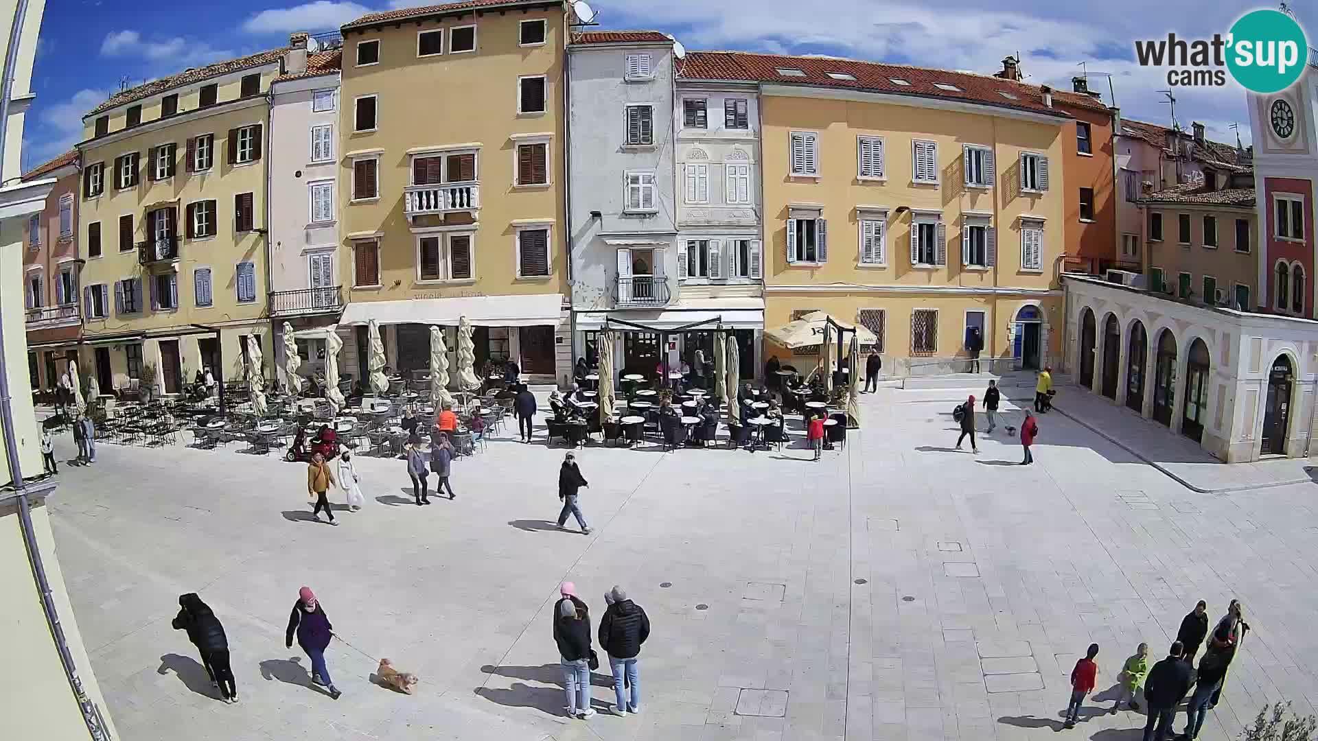 Webcam Rovinj Center – Plaza Principal
