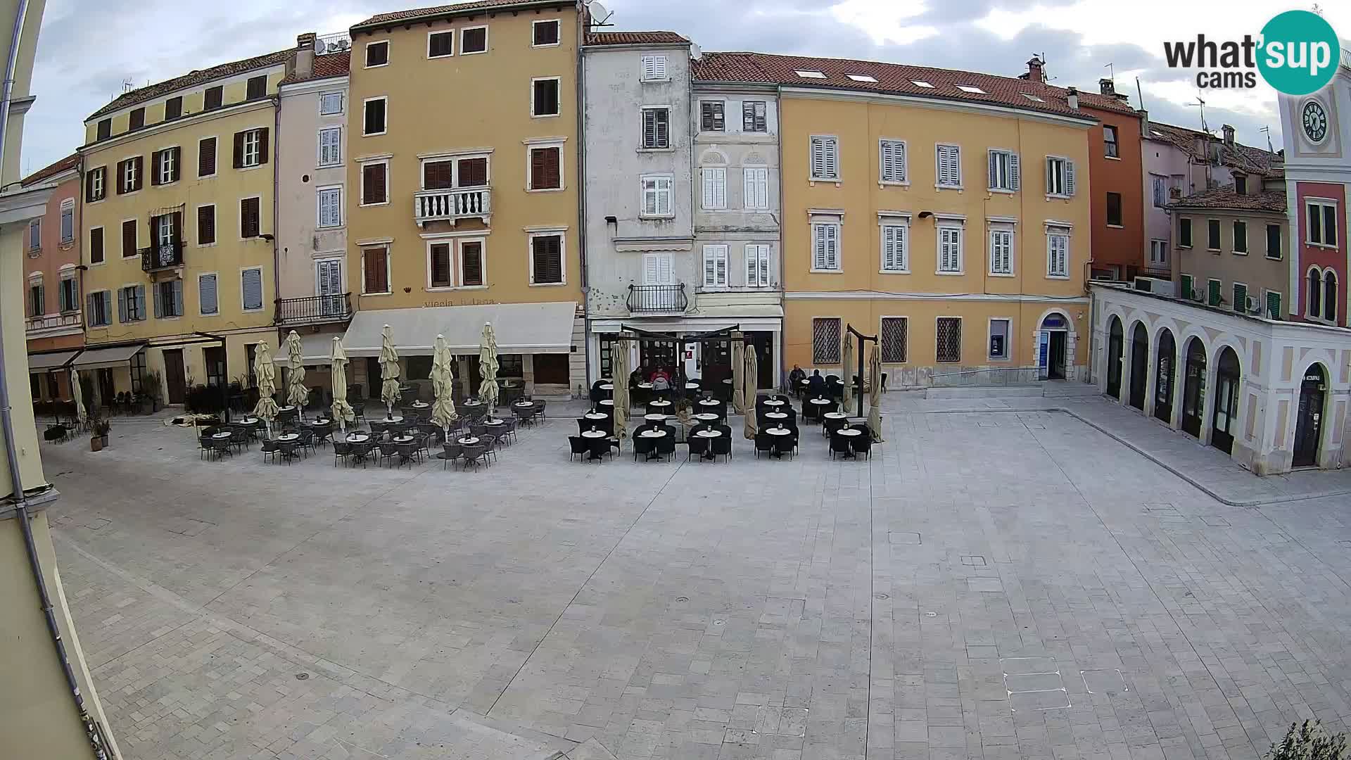 Webcam Rovinj Zentrum – Hauptplatz in Echtzeit