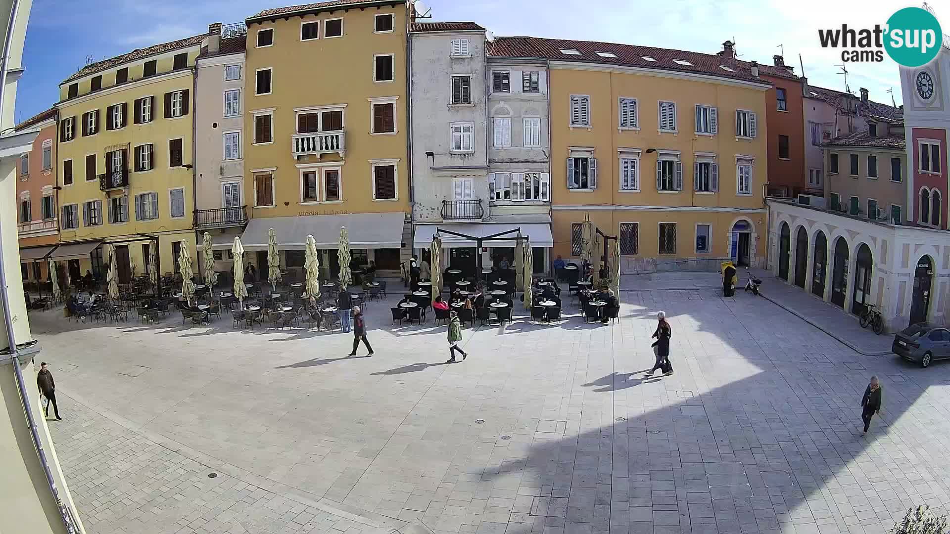 Webcam Rovinj Zentrum – Hauptplatz in Echtzeit