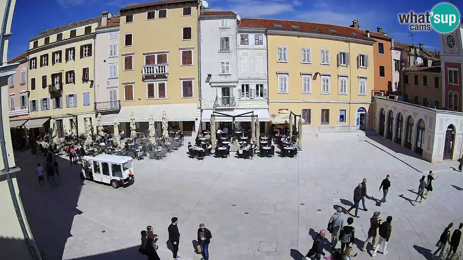Webcam Rovinj Zentrum – Hauptplatz in Echtzeit