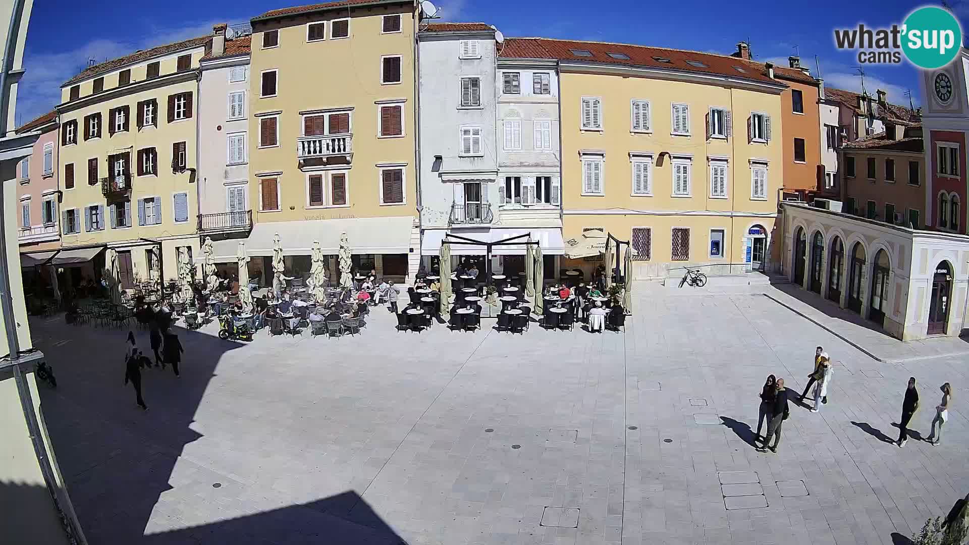 Webcam Rovinj Zentrum – Hauptplatz in Echtzeit