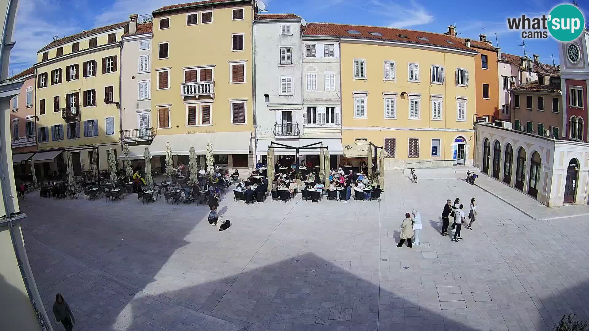 Webcam Rovinj Zentrum – Hauptplatz in Echtzeit