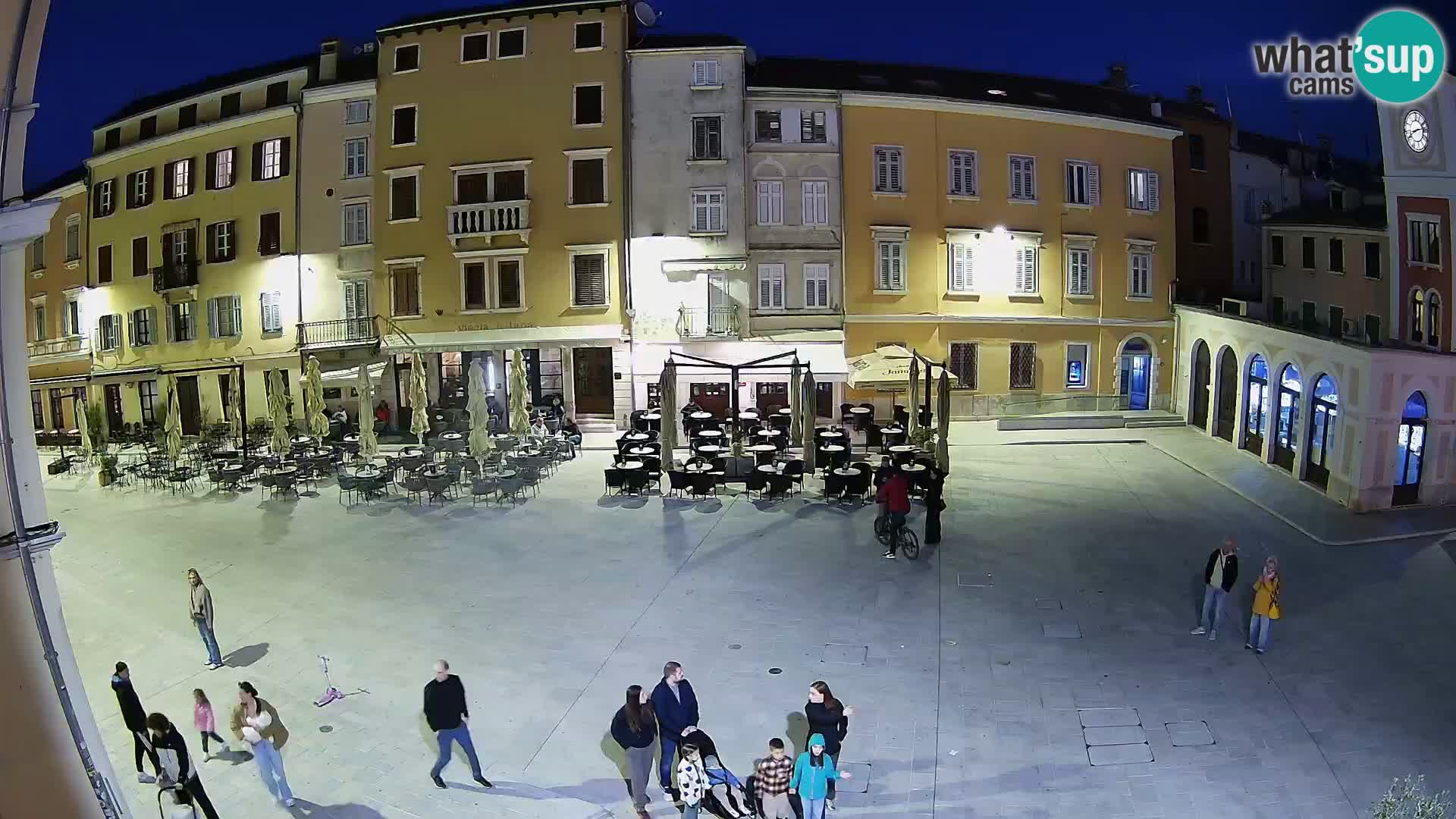 Webcam Rovinj Zentrum – Hauptplatz in Echtzeit