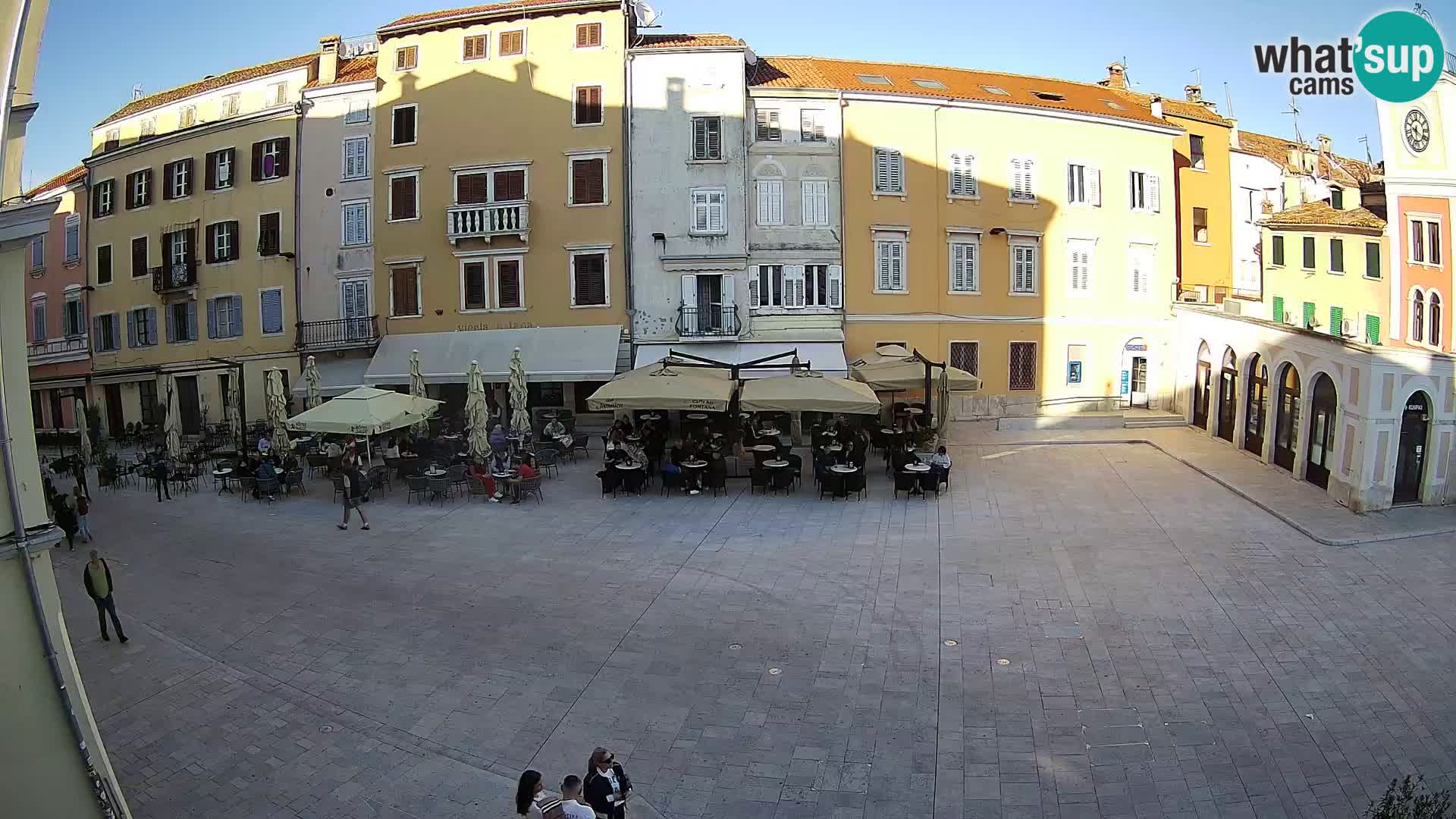 Webcam Rovinj Zentrum – Hauptplatz in Echtzeit