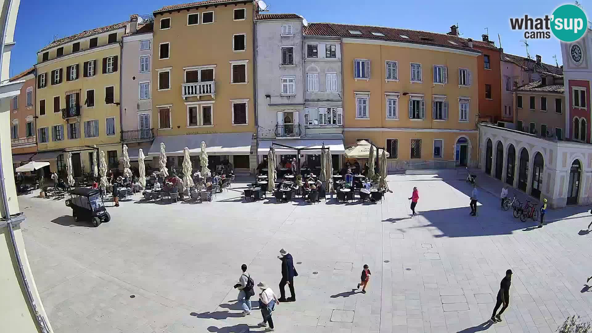 Webcam Rovinj Center – Plaza Principal