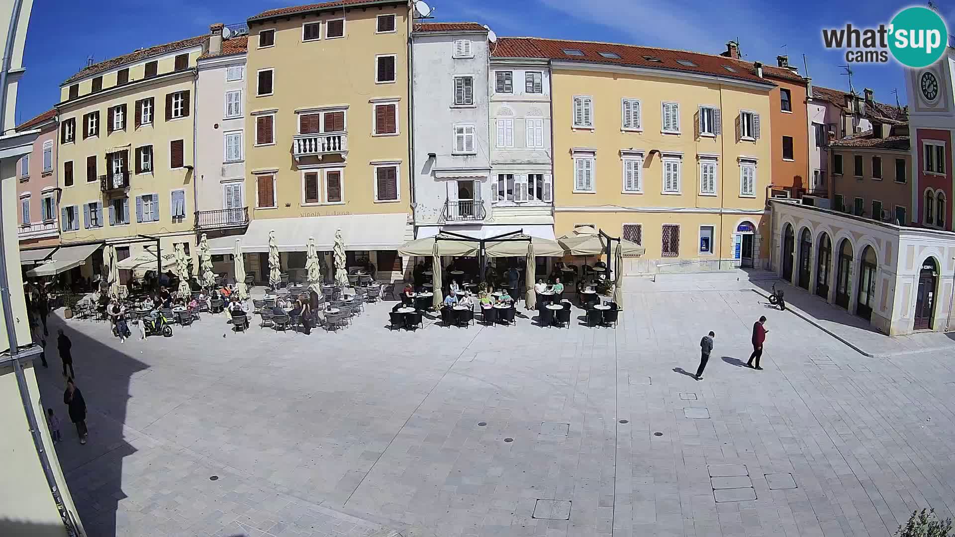 Webcam Rovinj Zentrum – Hauptplatz in Echtzeit