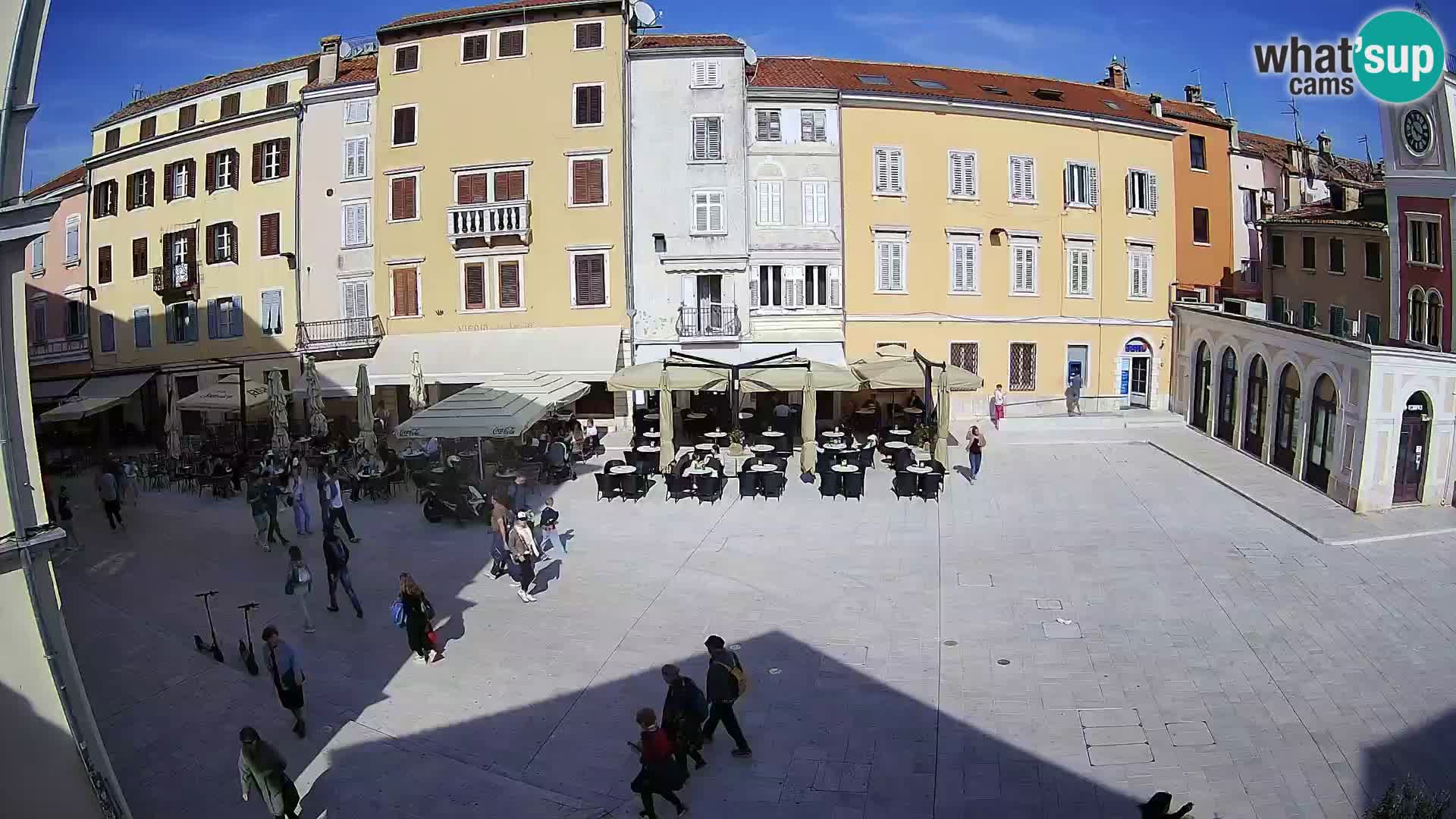 Webcam Rovinj Zentrum – Hauptplatz in Echtzeit