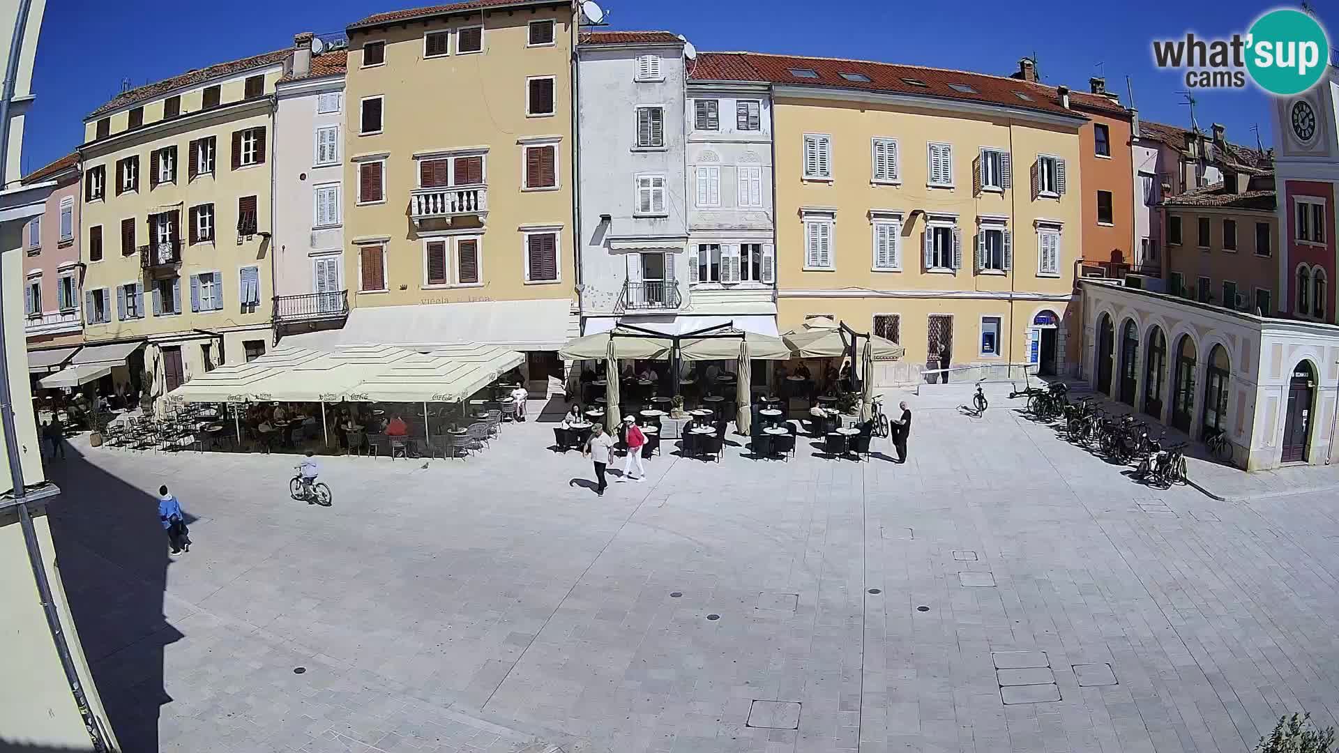 Webcam Rovinj Zentrum – Hauptplatz in Echtzeit