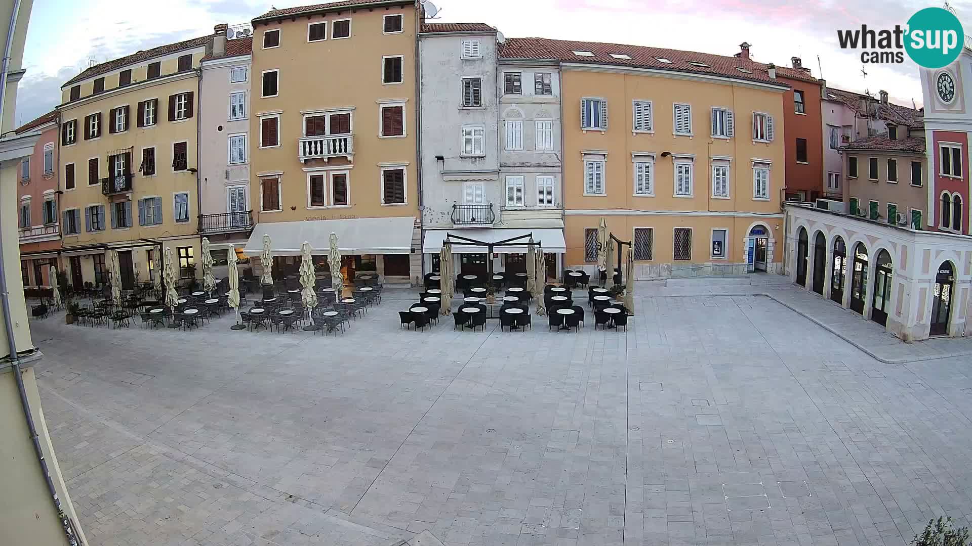 Webcam Rovinj Zentrum – Hauptplatz in Echtzeit
