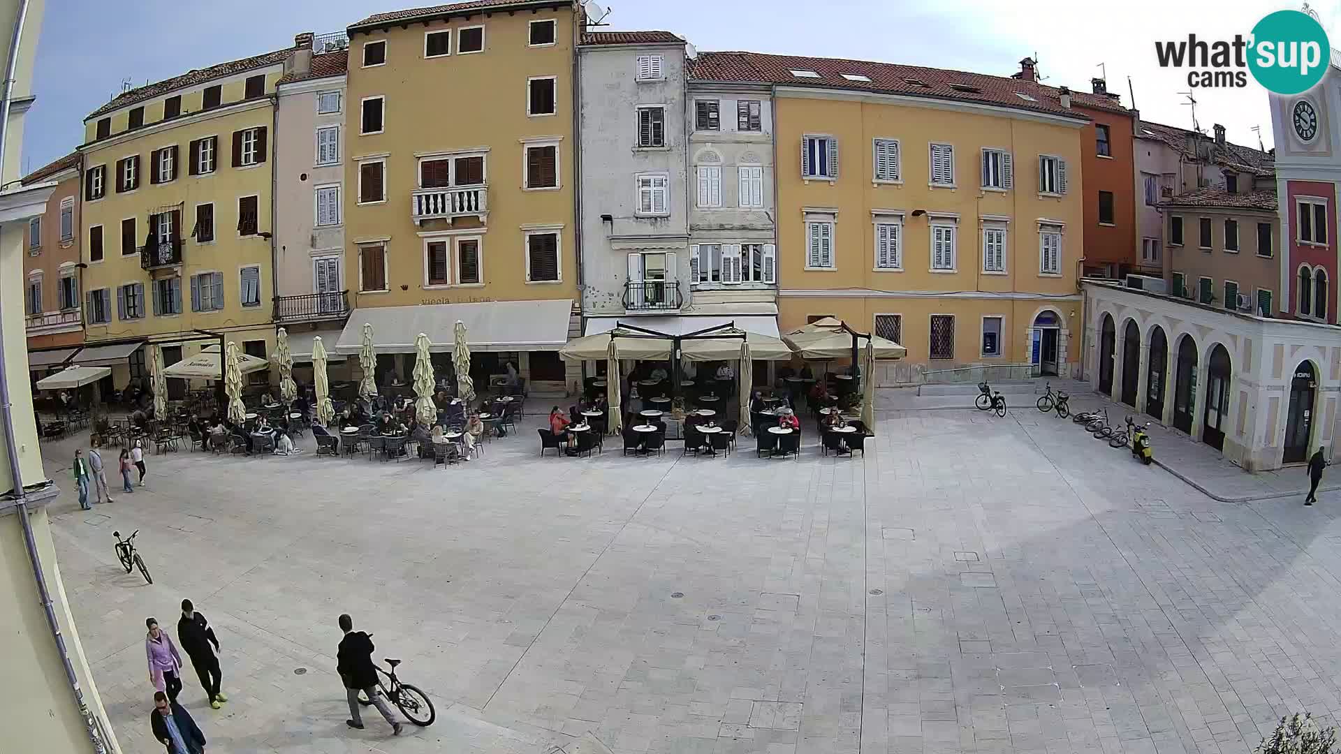 Webcam Rovinj Zentrum – Hauptplatz in Echtzeit